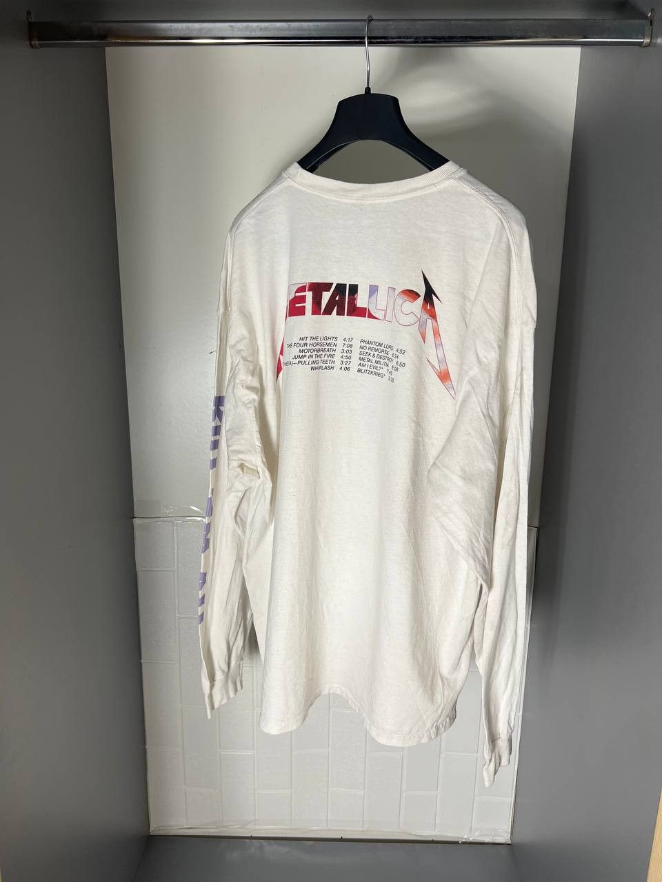 Band Tees VINTAGE METALLICA ROCK LONG SLEEVE METAL 1983 RETRO Y2K PUNK Size US XL / EU 56 / 4 - 8 Thumbnail