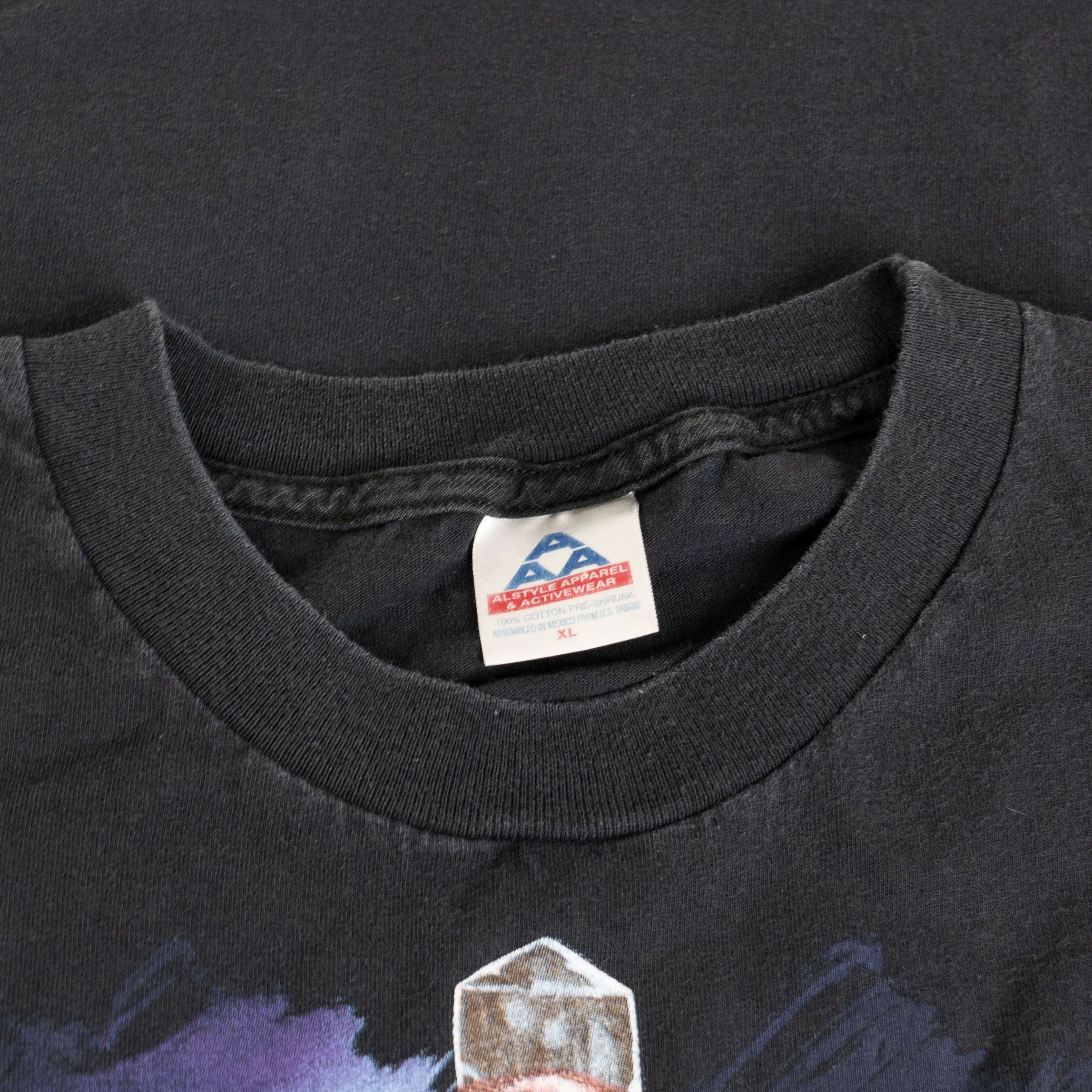 Vintage Vintage 1997 WWF The Undertaker Lightning Tee Shirt Size US XL / EU 56 / 4 - 3 Thumbnail