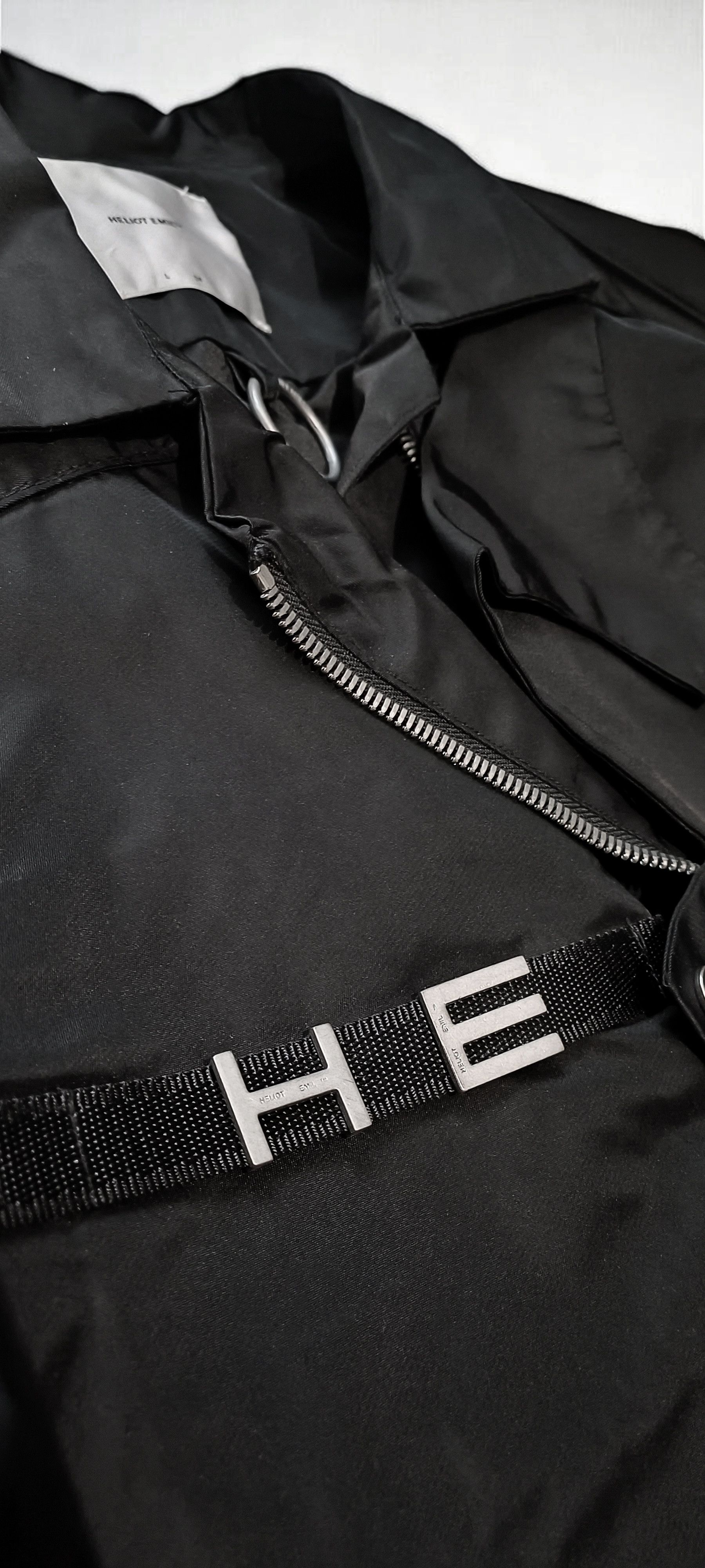 Heliot Emil SS20 'TORQUED ELLIPSE' BULLFIGHTER BLACK TECHNICAL JACKET Size US L / EU 52-54 / 3 - 7 Thumbnail