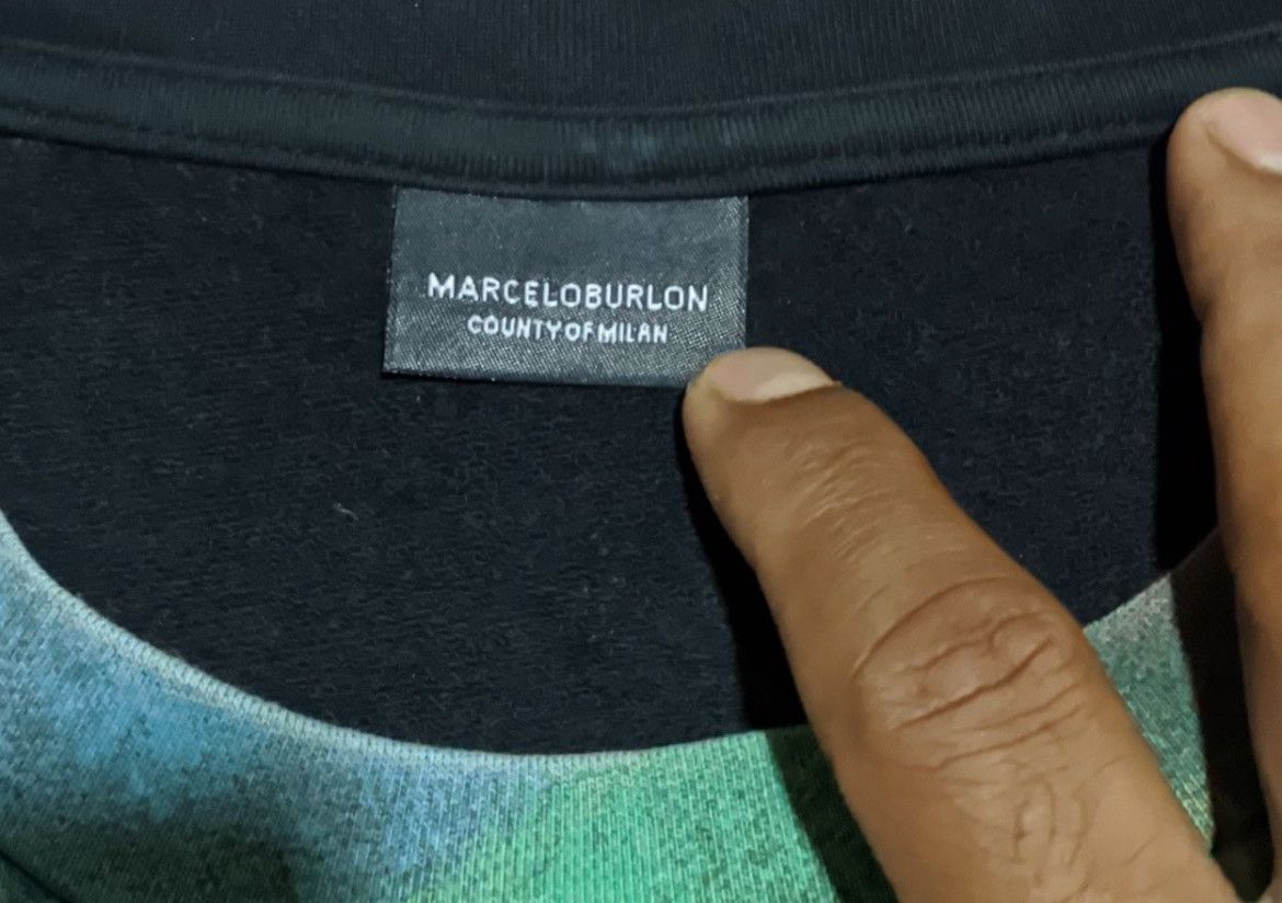 Marcelo Burlon Marcelo Burlon Black Valentine Wings Tee Size US M / EU 48-50 / 2 - 8 Thumbnail