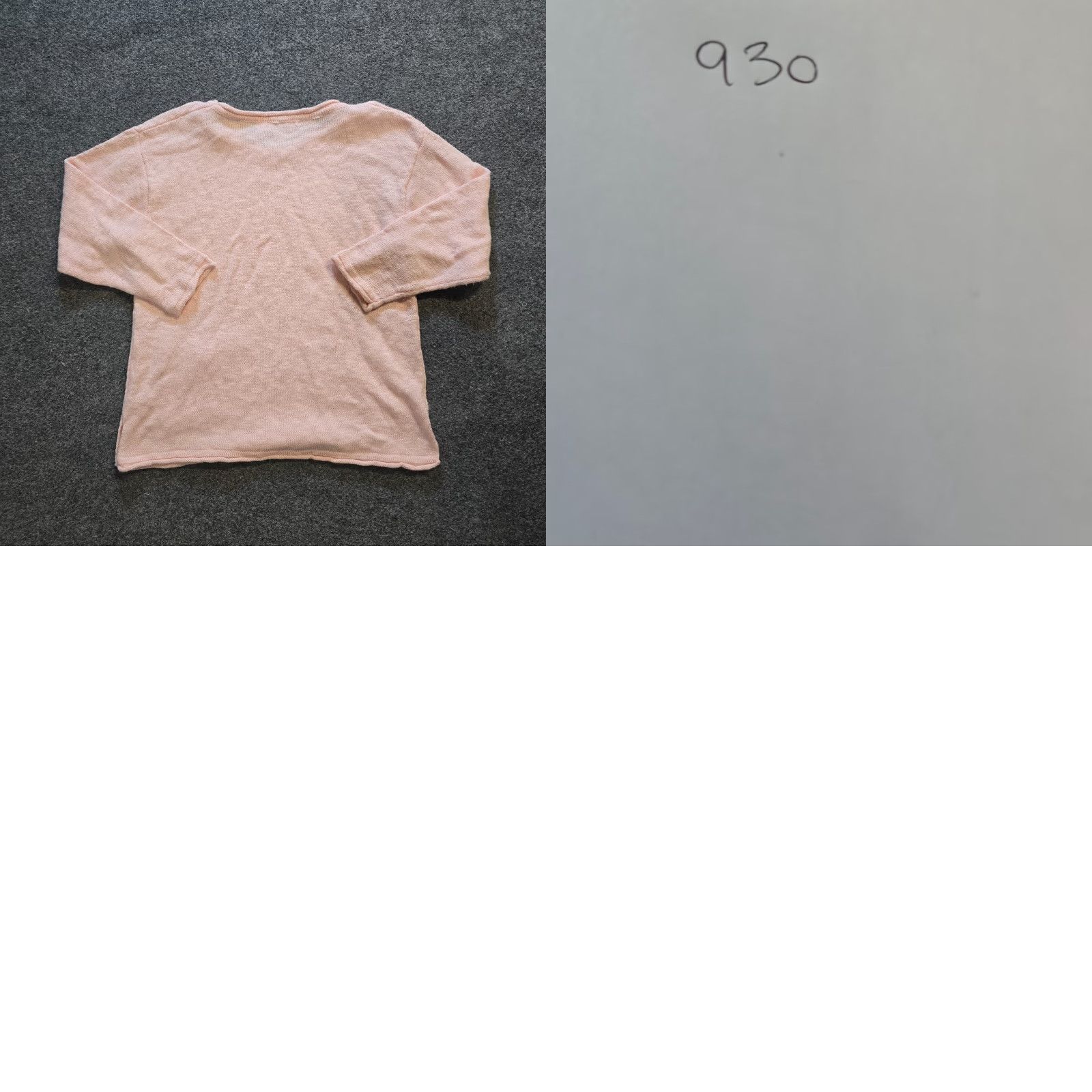 Vintage Lulu B Sweater Womens M Pink Textured Knit Round Neck Pocket Casual Basic Size M / US 6-8 / IT 42-44 - 8 Thumbnail