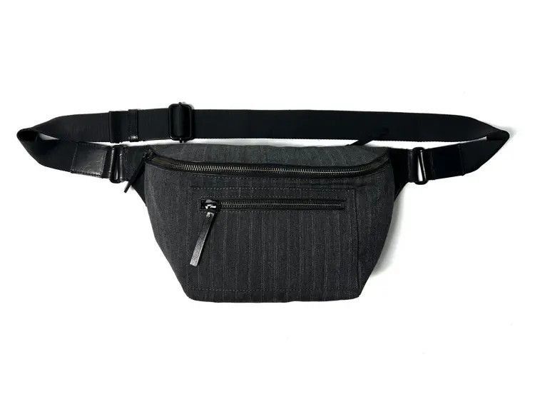 Dries Van Noten 19AW Stripes Wool Utility Bag