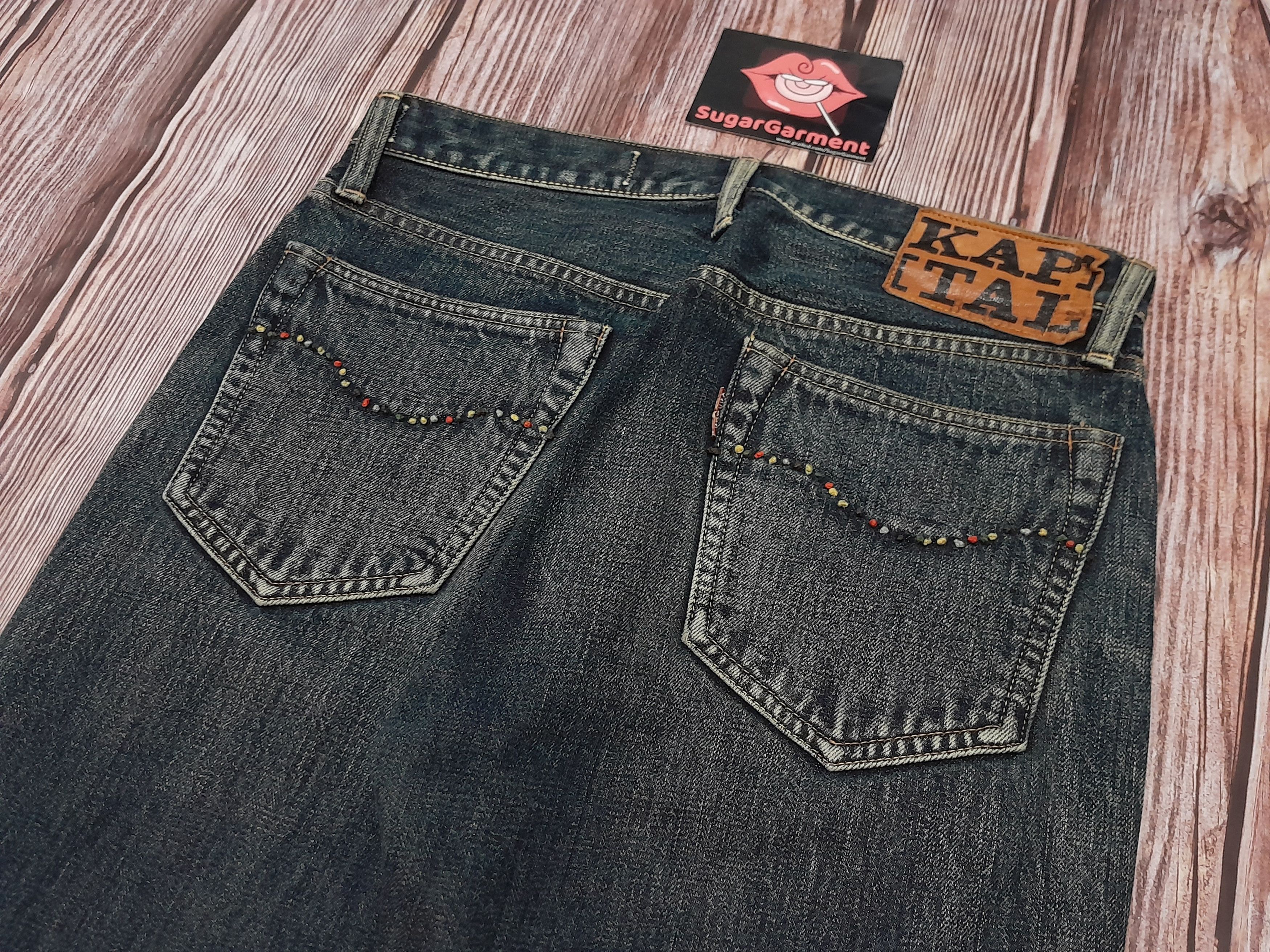 Kapital KAPITAL Jeans Flare Bell Bottom Bootcut Vintage Size US 31 - 15 Thumbnail