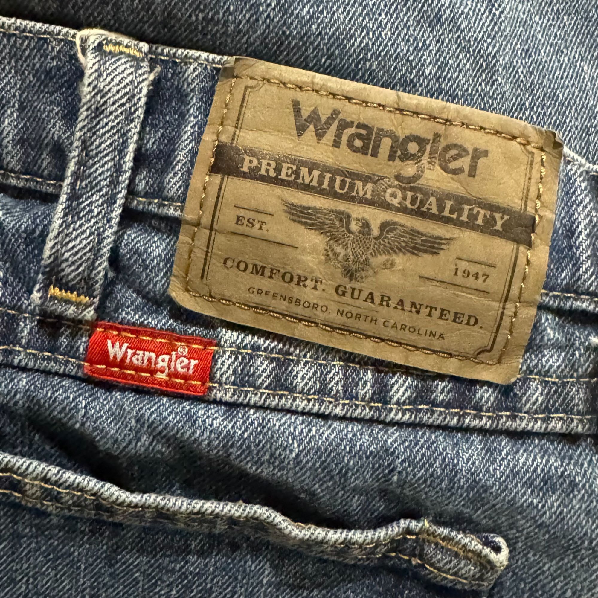 Wrangler Wrangler Men's Straight Cut Jeans 38x34 Size US 38 / EU 54 - 6 Thumbnail
