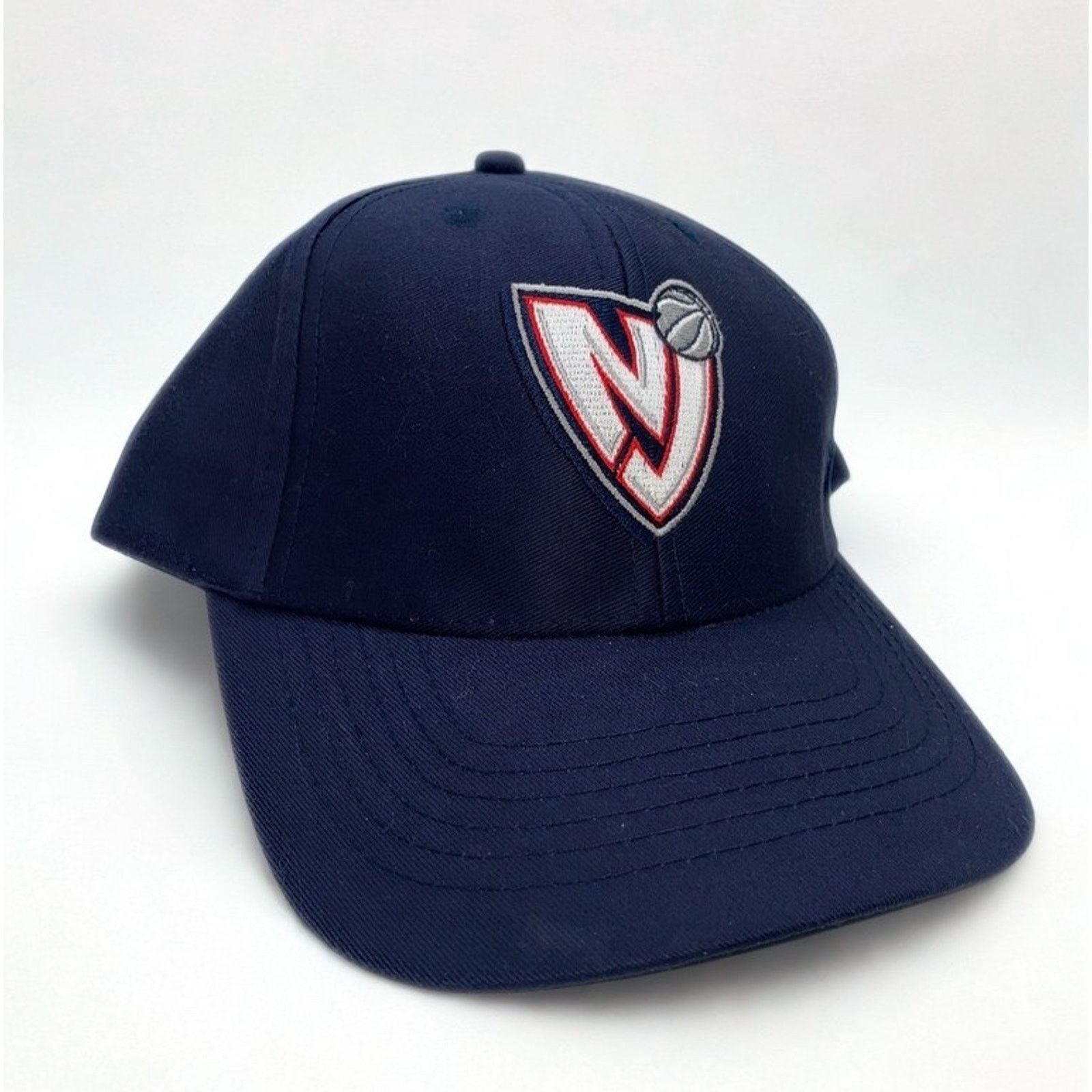 Other New Jersey Nets Blockhead Logo Vintage 90s Snapback Hat NBA Size ONE SIZE - 6 Thumbnail