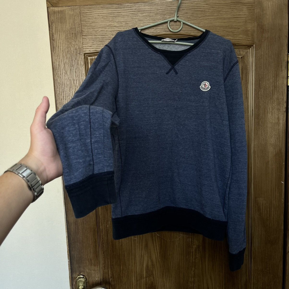 Moncler Vintage Moncler Sweatshirt Size US L / EU 52-54 / 3 - 2 Thumbnail