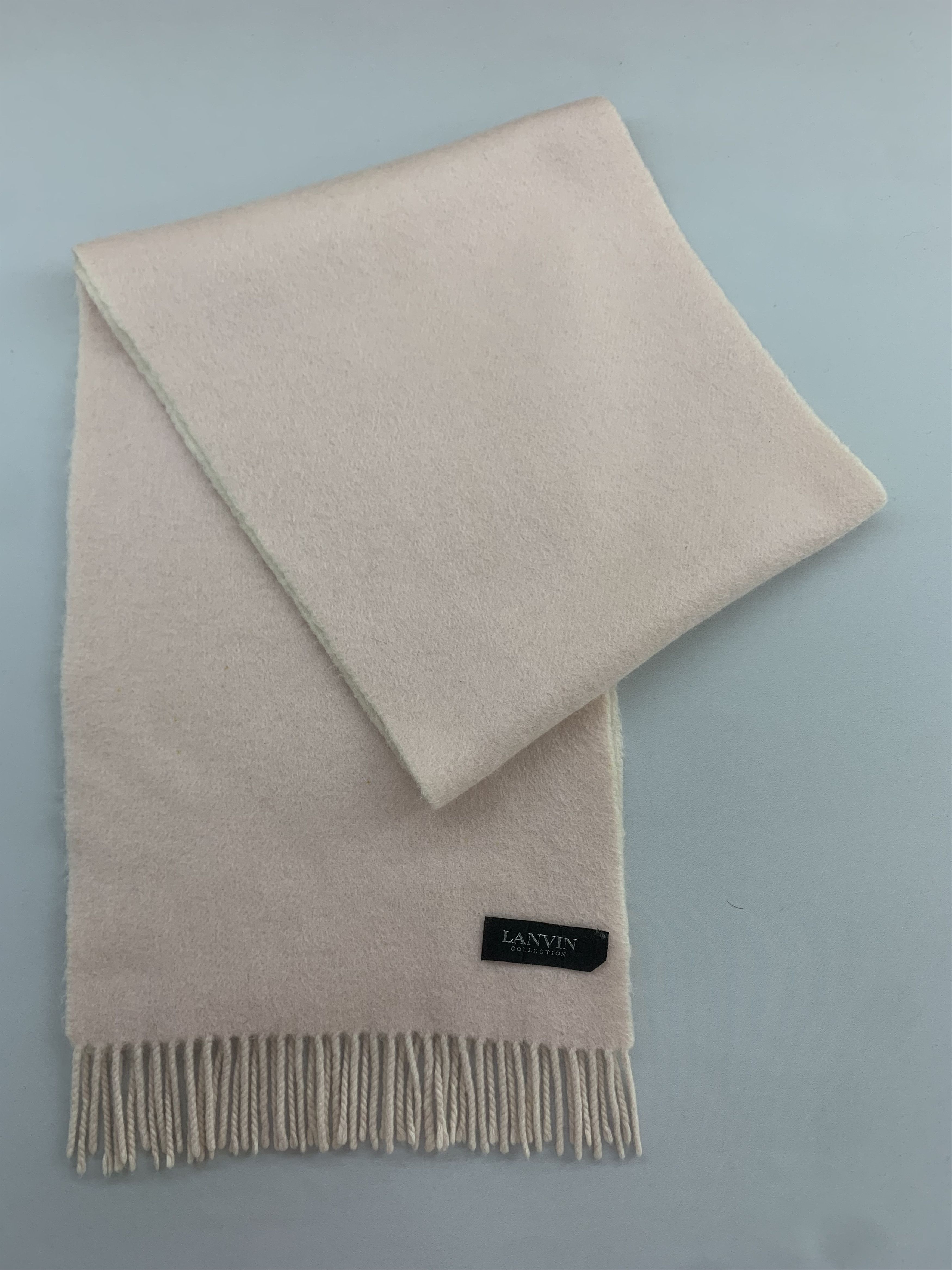 Lanvin Lanvin Scarf Cashmere Muffler Neck Wrap BL2058 Size ONE SIZE - 2 Thumbnail