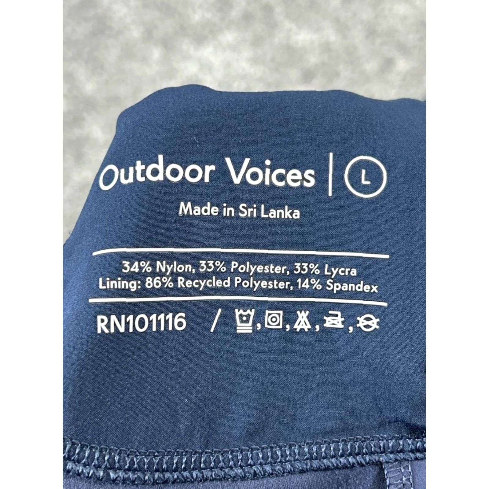 Outdoor Voices Outdoor Voices Womens Large Blue Quarter Zip Sweater Pullover Winter Spring Fall Size L / US 10 / IT 46 - 3 Thumbnail