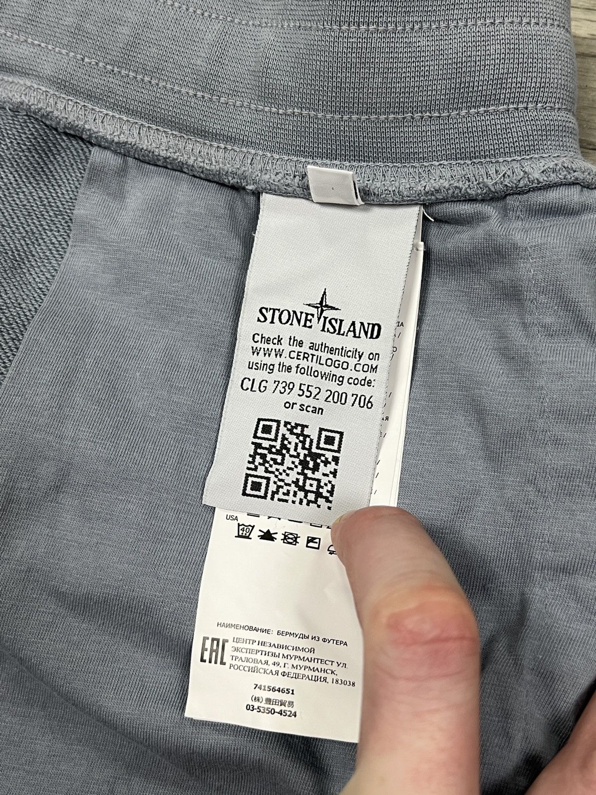 Stone Island Stone Island Bermuda Cargo Shorts Cotton Dark Grey Men's S Size US 32 / EU 48 - 12 Thumbnail