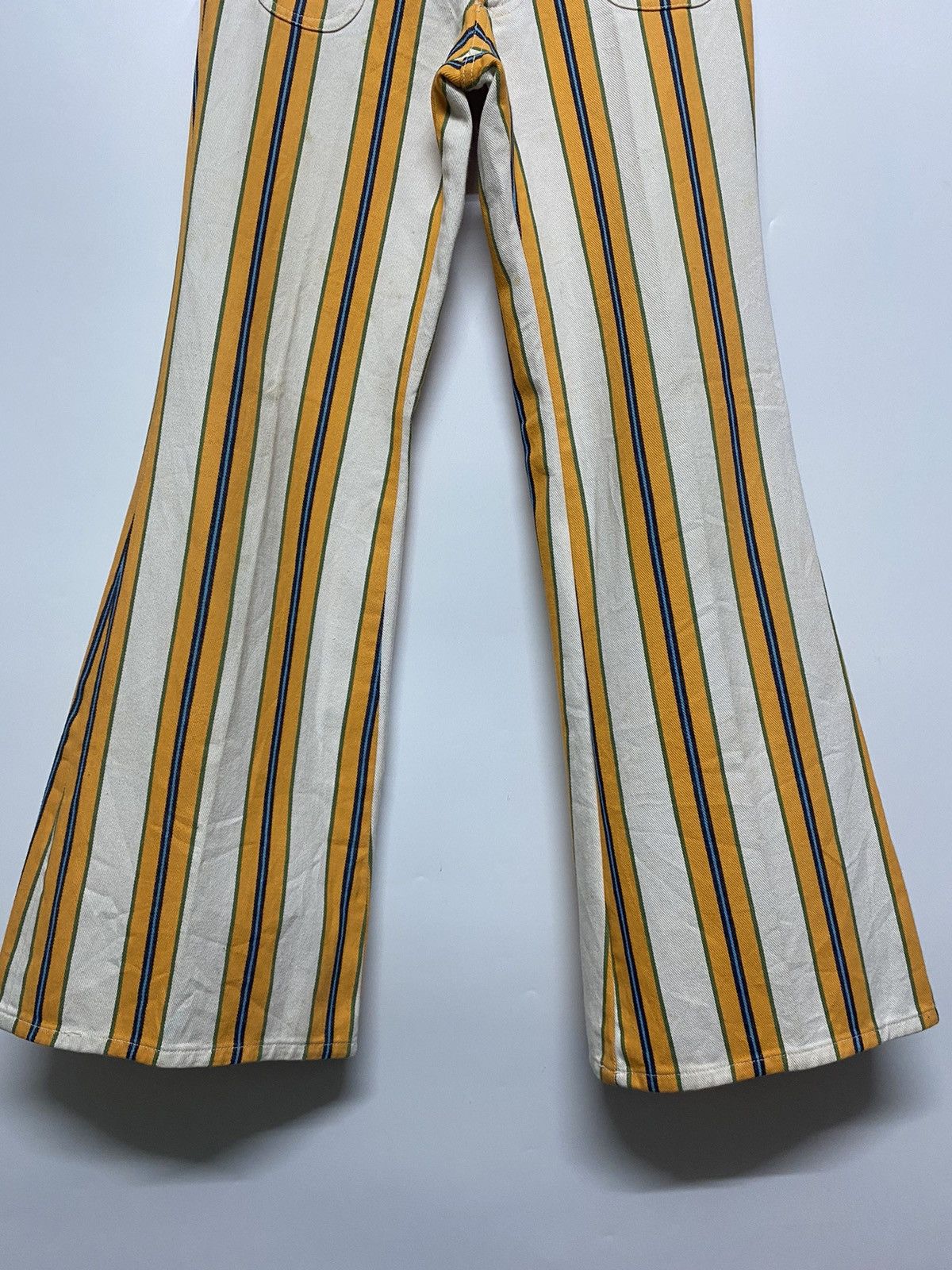 Japanese Brand × Vintage Vintage GAYTOGS Flare Leg Stripes Kicky Craze in Gay Size US 28 / EU 44 - 10 Thumbnail