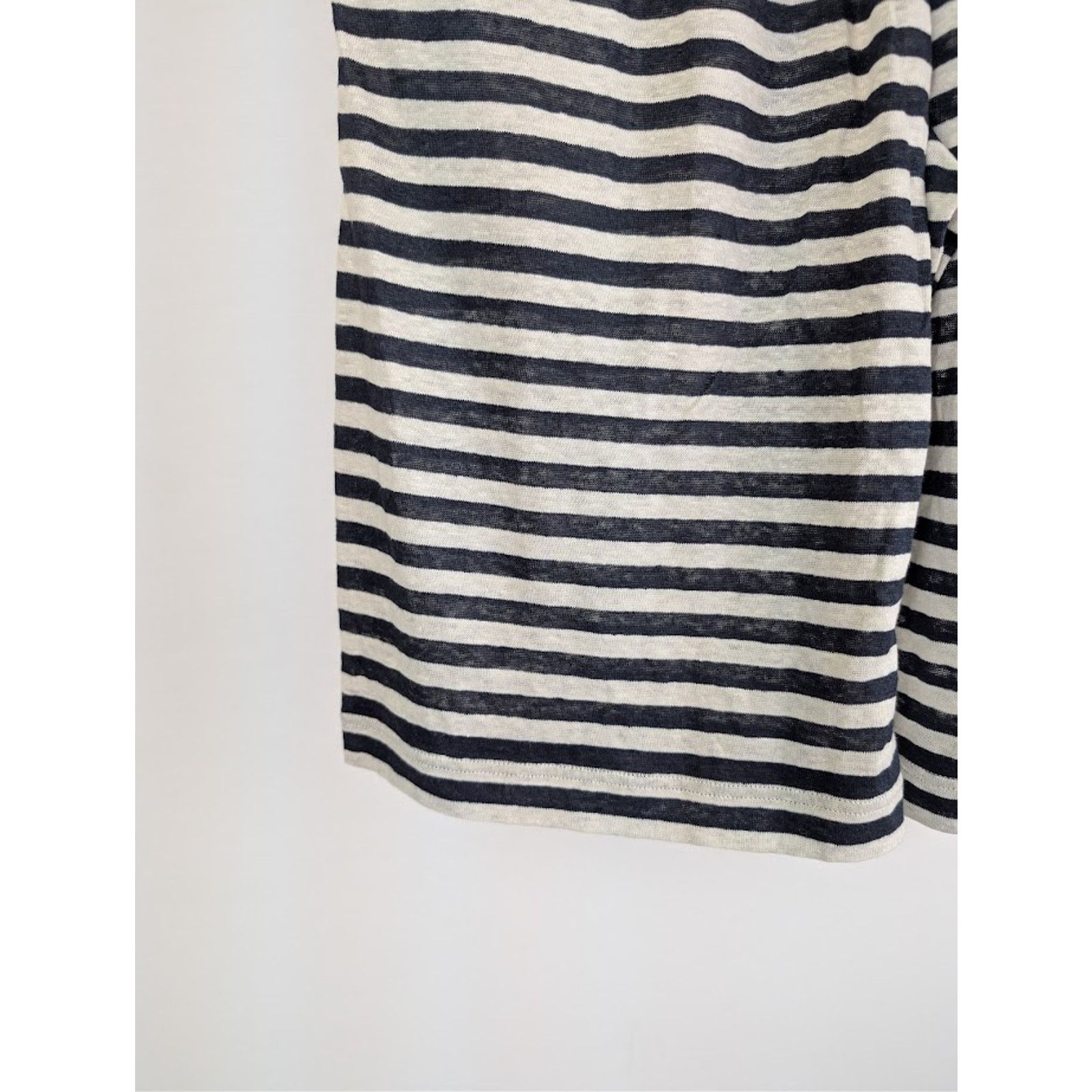 Gucci o1rshd1 Striped Linen Jersey Basket Pant in Navy/Milk Size US 36 / EU 52 - 13 Thumbnail