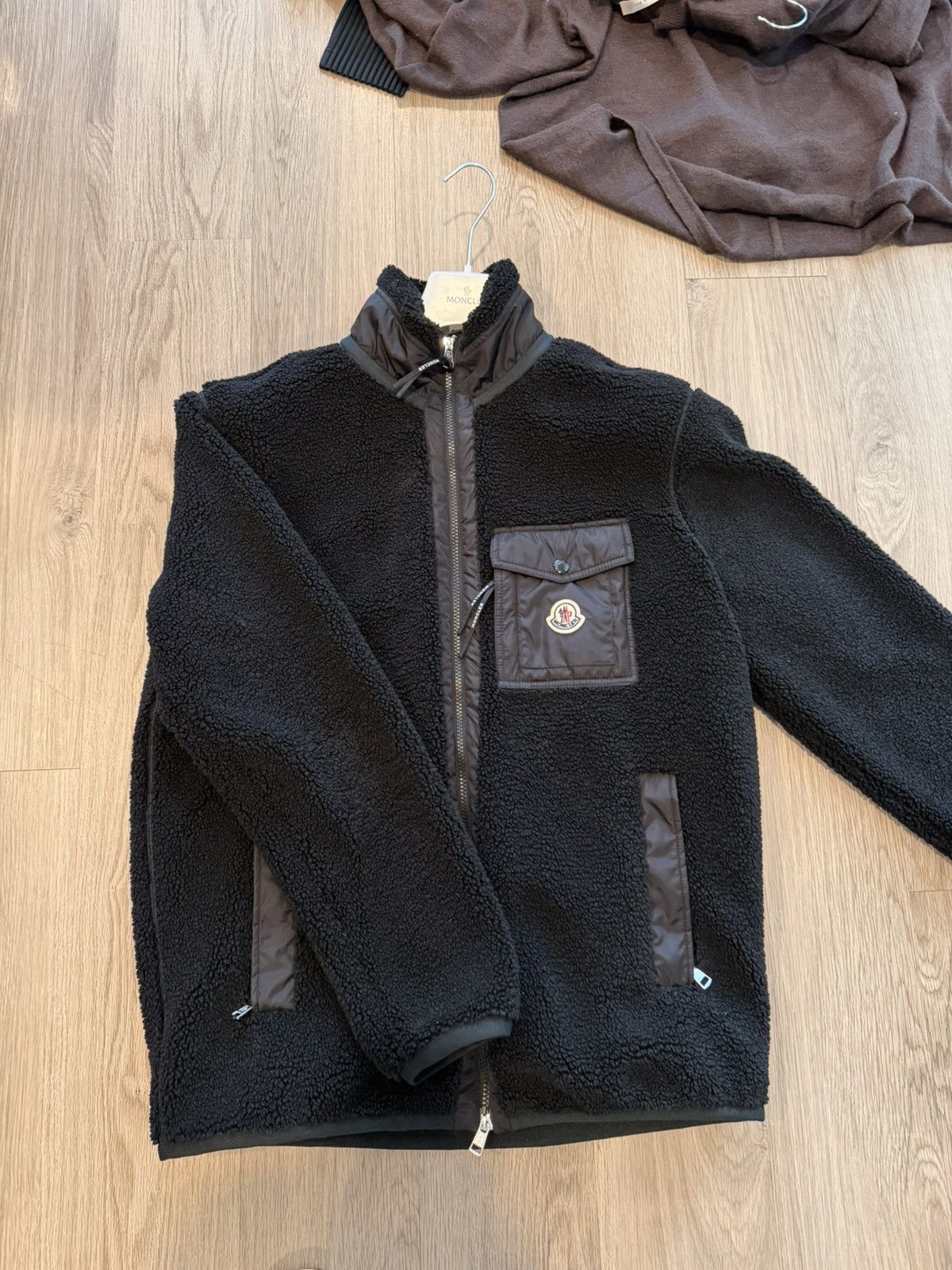 Moncler Moncler Fleece Zip up Cardigan Sz Large Size US L / EU 52-54 / 3 - 4 Thumbnail