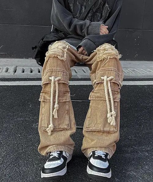 Designer × Japanese Brand × Vintage Y2K Men's Patch Hole Pocket Jean Size US 29 - 4 Thumbnail