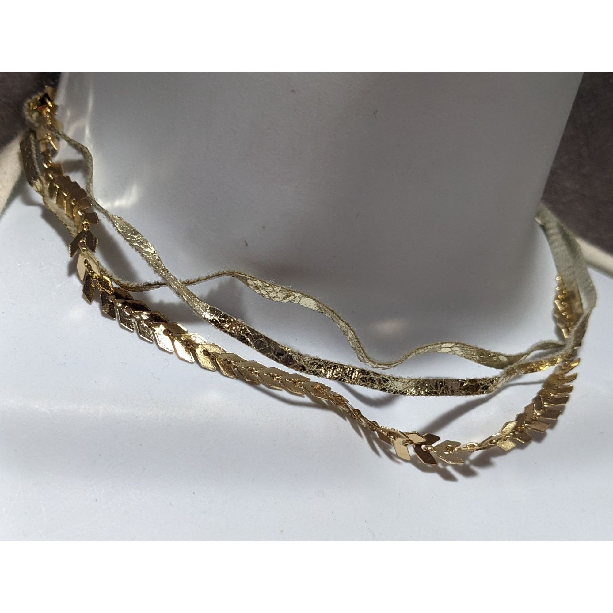 Other Gold Bohemian Choker Necklace Size ONE SIZE - 6 Thumbnail