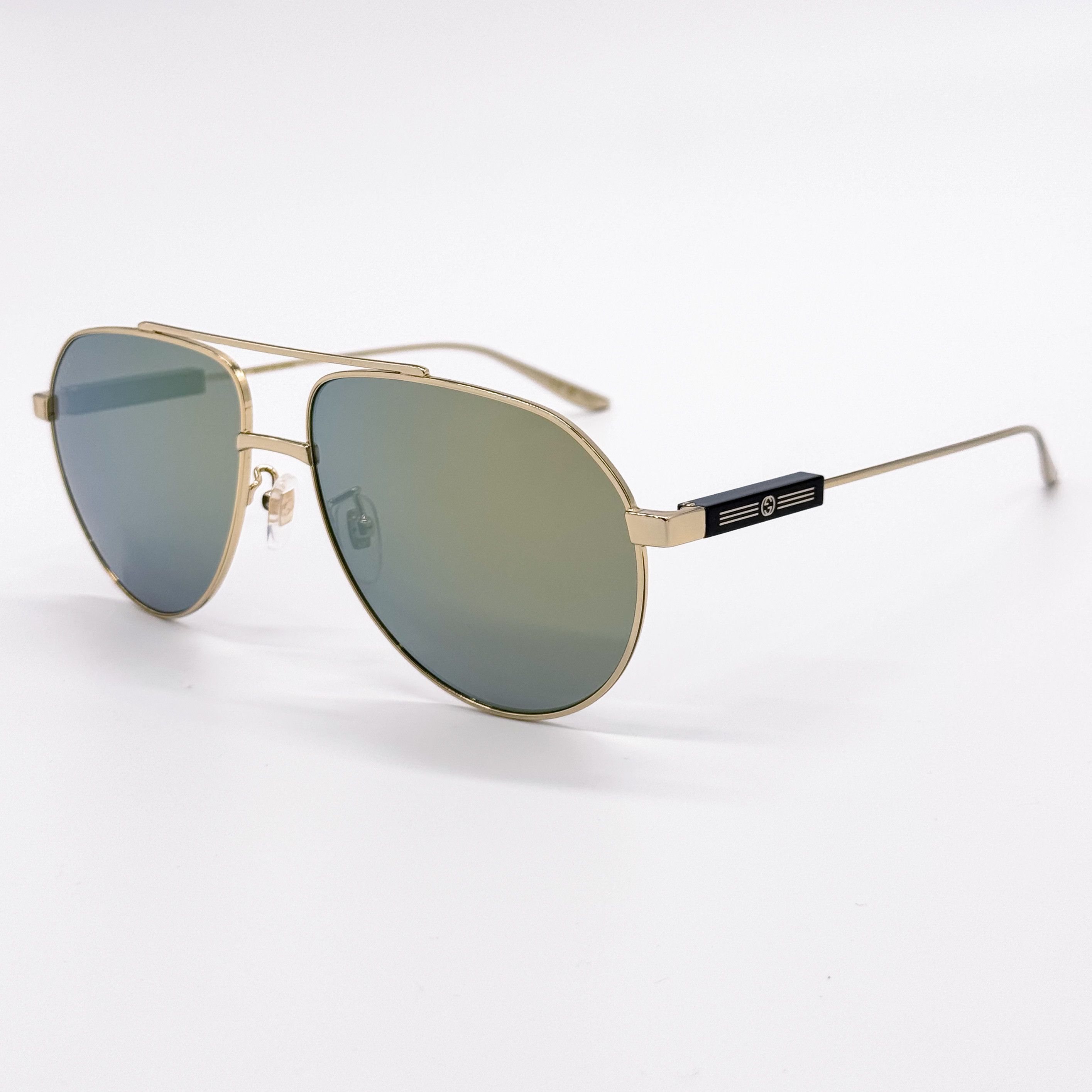 Gucci NEW GUCCI GG1311S 002 UNISEX METAL AVIATOR SUNGLASSES Size ONE SIZE - 6 Thumbnail