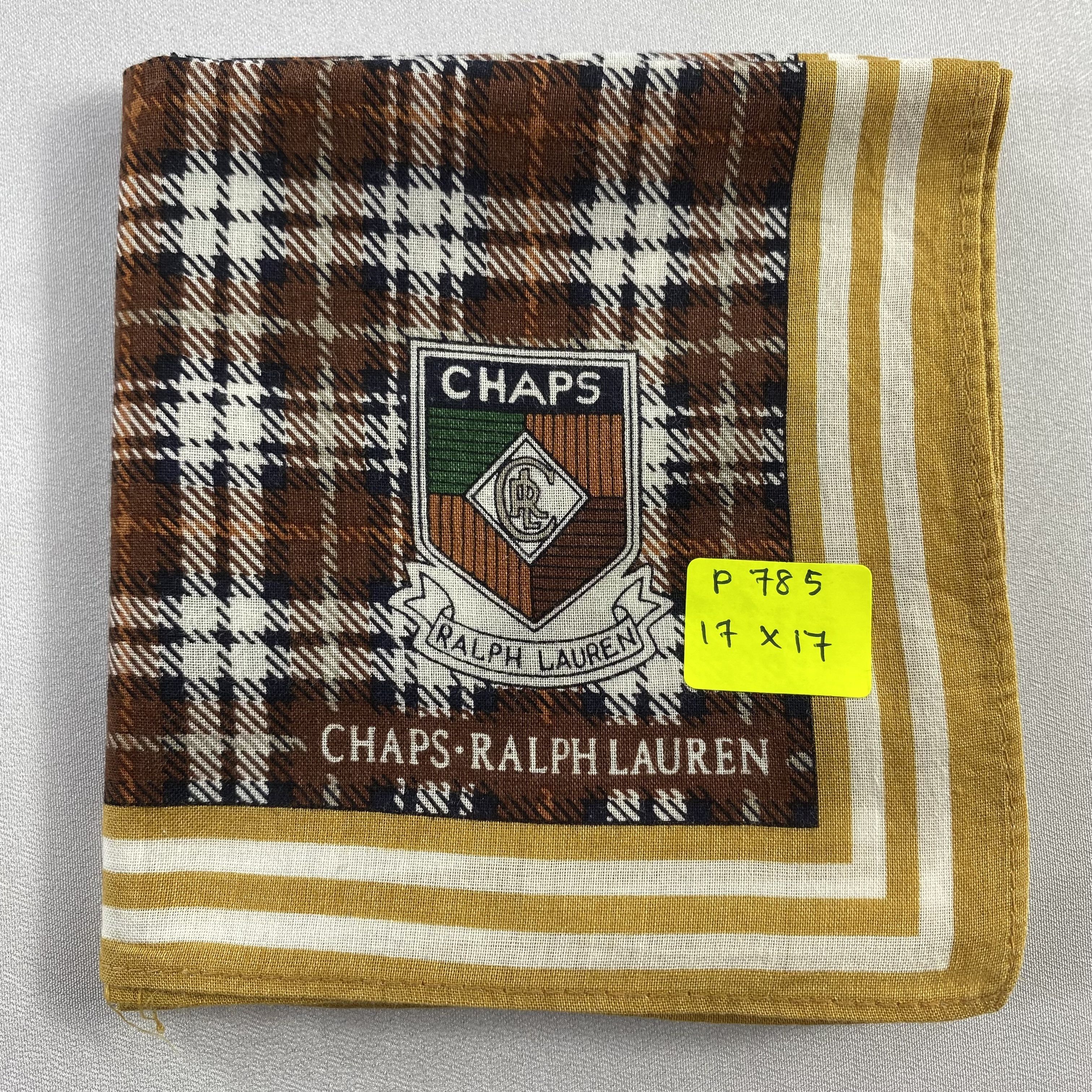 Chaps Ralph Lauren × Vintage Chaps Ralph Lauren Handkerchief / Neckerchief-P785 Size ONE SIZE - 5 Thumbnail