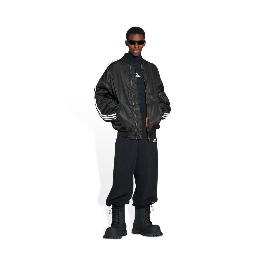 Adidas × Balenciaga o1w1db10824 Bomber in Black Size US L / EU 52-54 / 3 - 2 Thumbnail