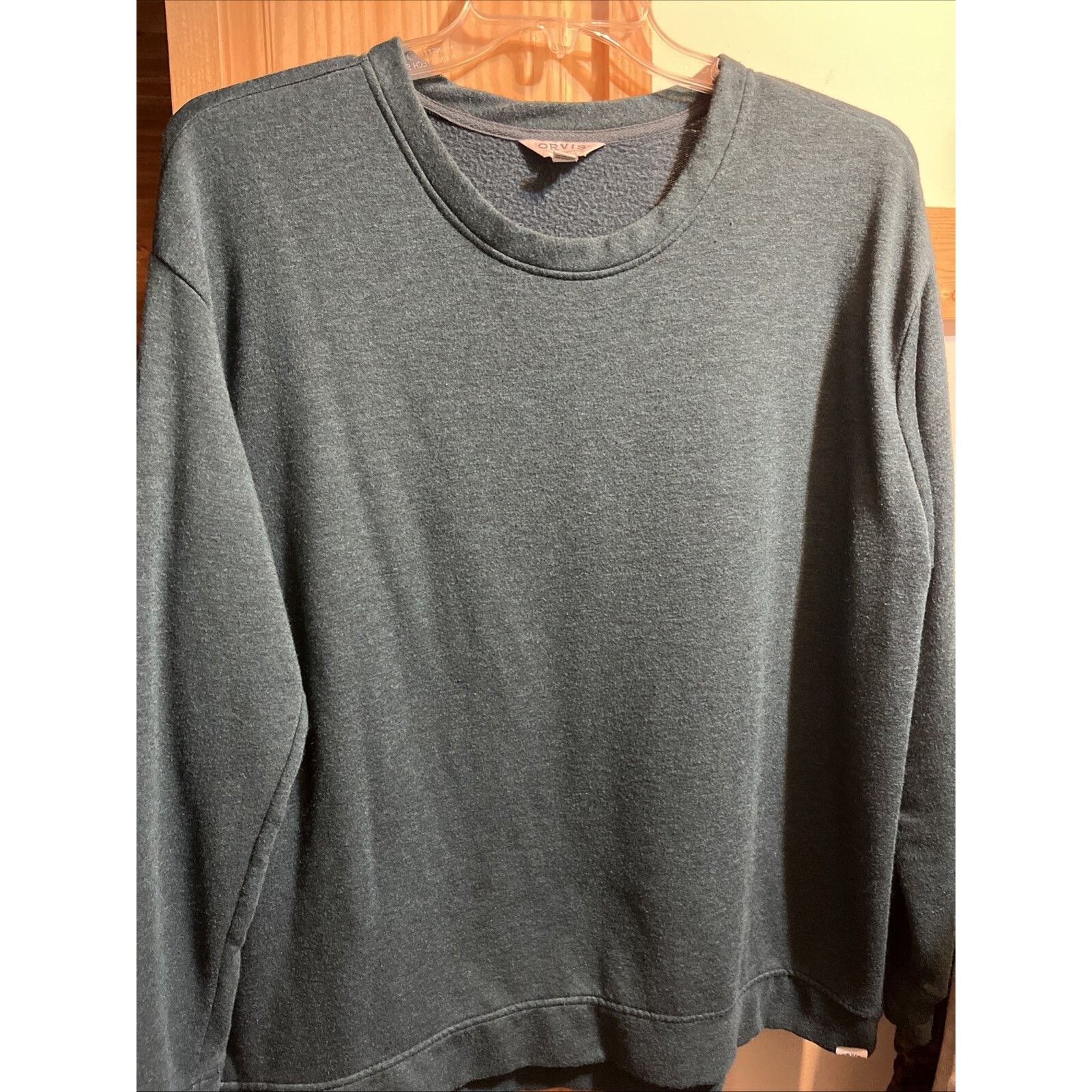 Orvis Orvis Mens Crew Neck Pullover Size XL Blue Green LS Modal Size US XL / EU 56 / 4 - 2 Thumbnail