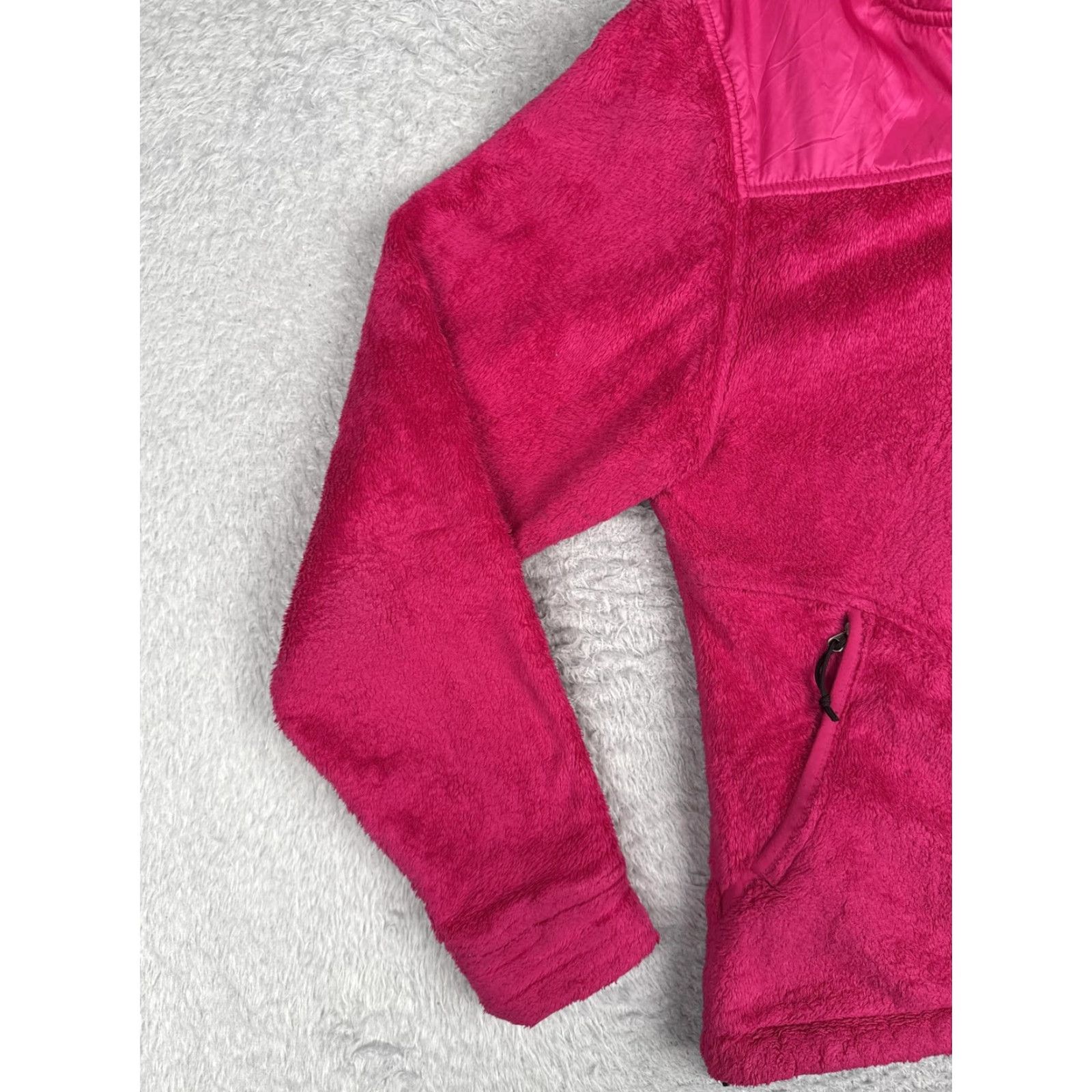 The North Face The North Face Jacket Womens M Pink Fuzzy Fleece Hooded Full Zip Denali Size M / US 6-8 / IT 42-44 - 6 Thumbnail