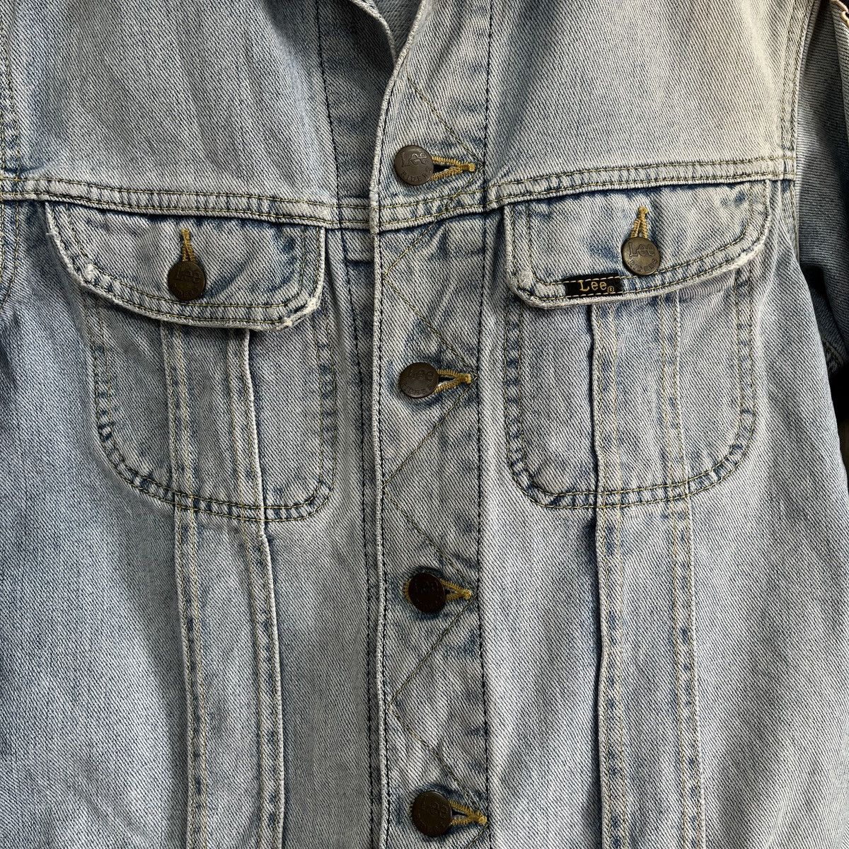 Lee Vintage 1980s Lee Storm Left Hand Denim Trucker Jacket 🇯🇵 Size US M / EU 48-50 / 2 - 10 Thumbnail