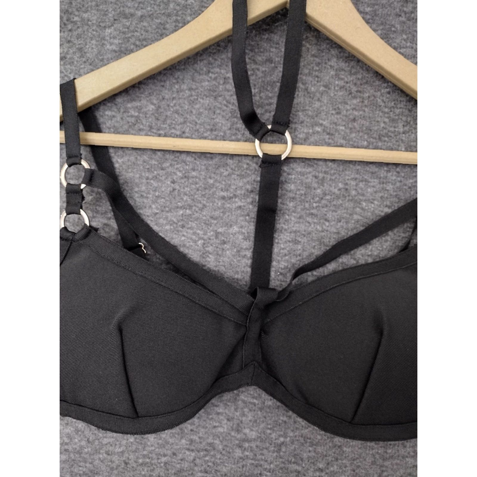 Vintage Codigo Bra Small Lively Black Y Ring Padded Wireless Bra - Womens Shirt Size ONE SIZE - 3 Thumbnail