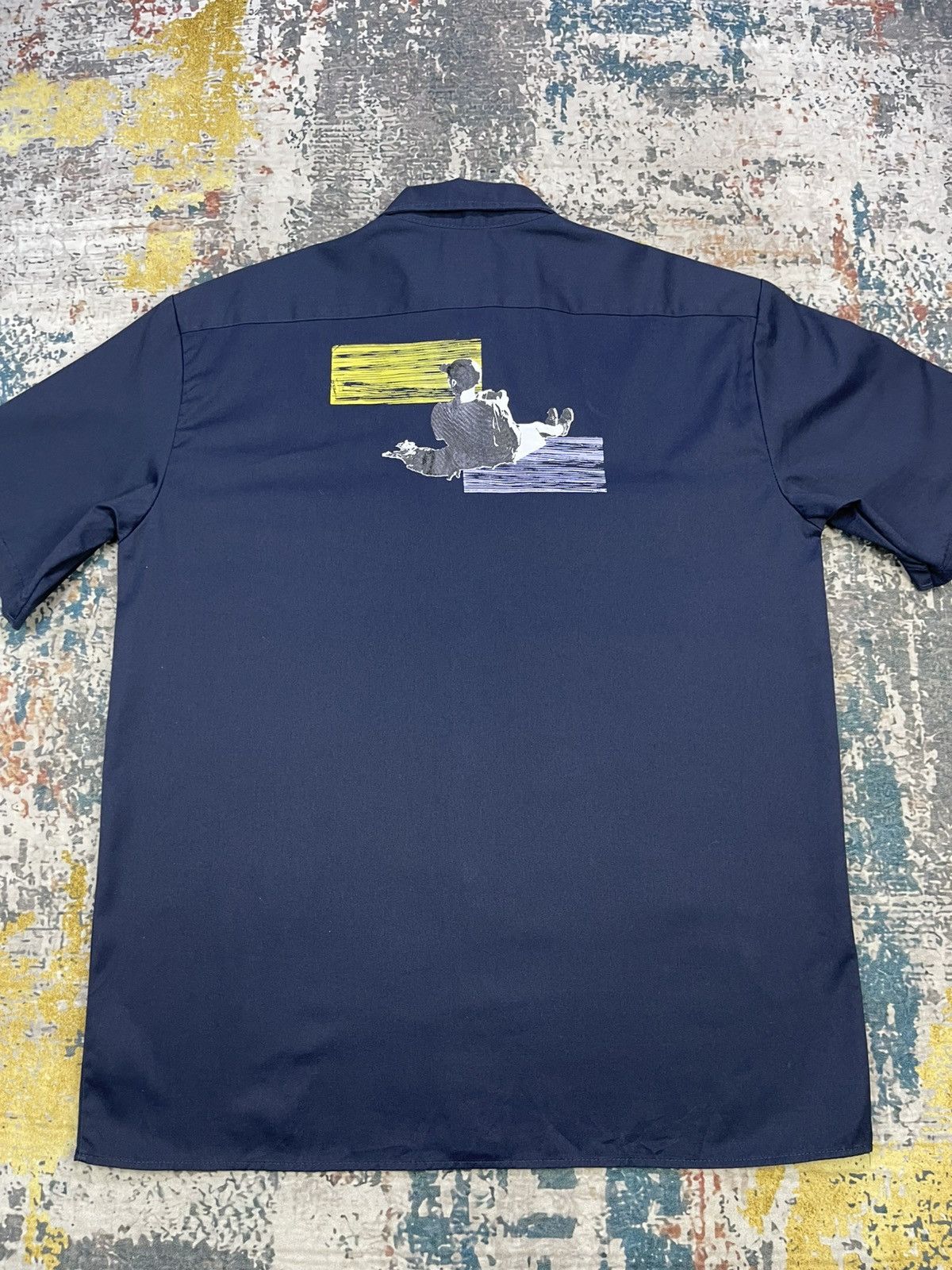 Dickies Vintage Dickies Back Graphic Button Down Work Shirt Size US L / EU 52-54 / 3 - 8 Thumbnail