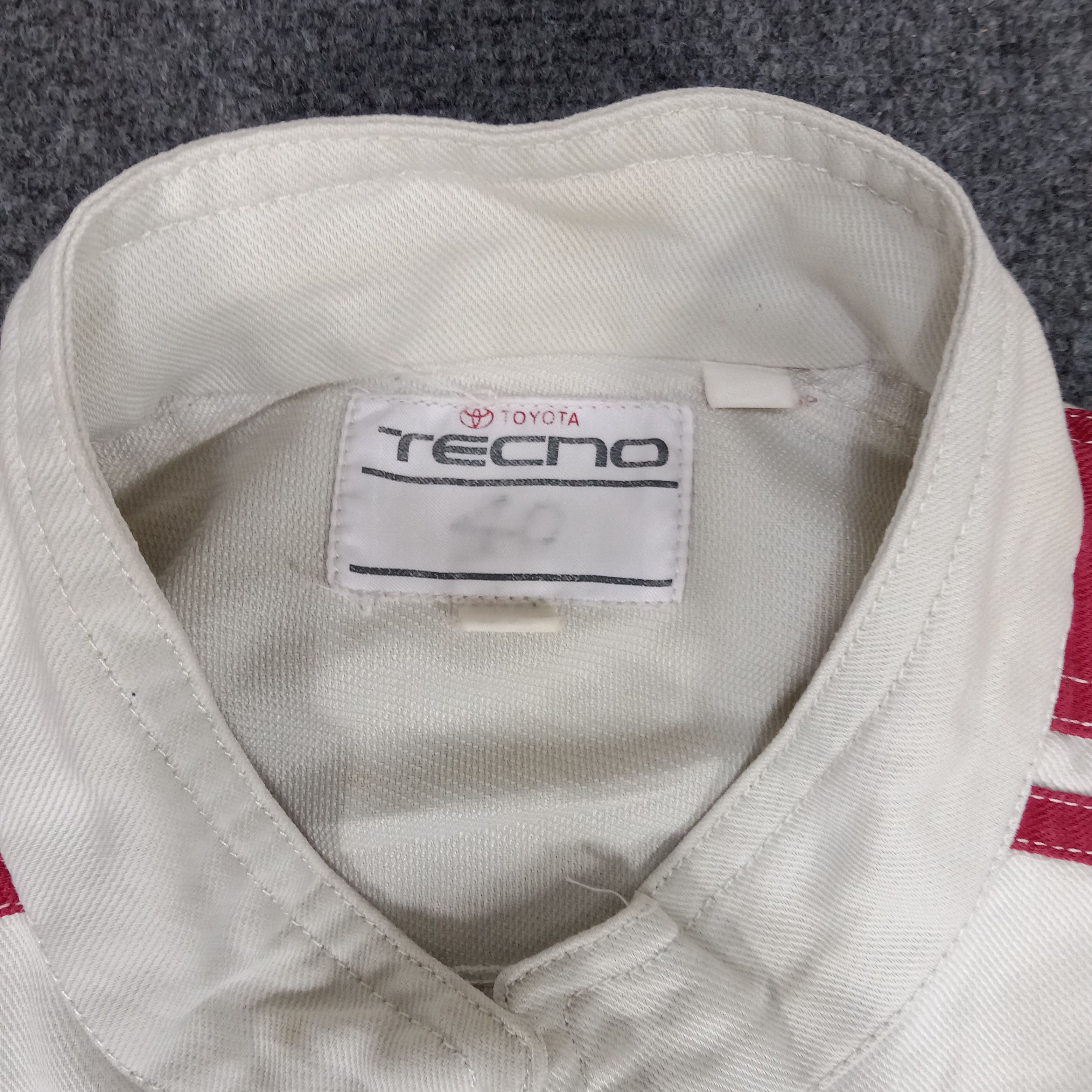 Japanese Brand × Vintage Toyota Tecno Japanese Racing Team Coverall Jacket Size US M / EU 48-50 / 2 - 8 Thumbnail