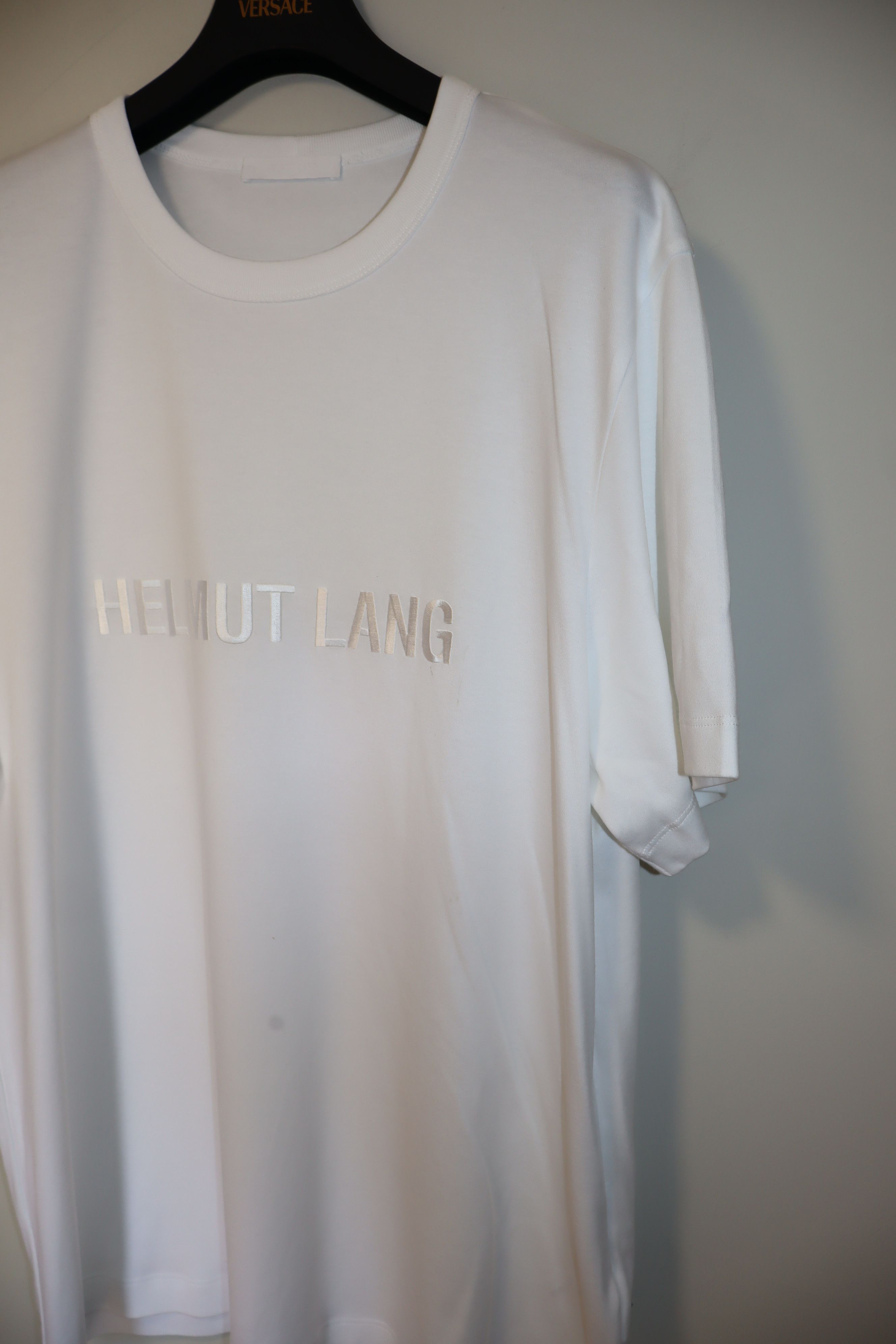 Helmut Lang Embroidered logo t-shirt Size US L / EU 52-54 / 3 - 6 Thumbnail