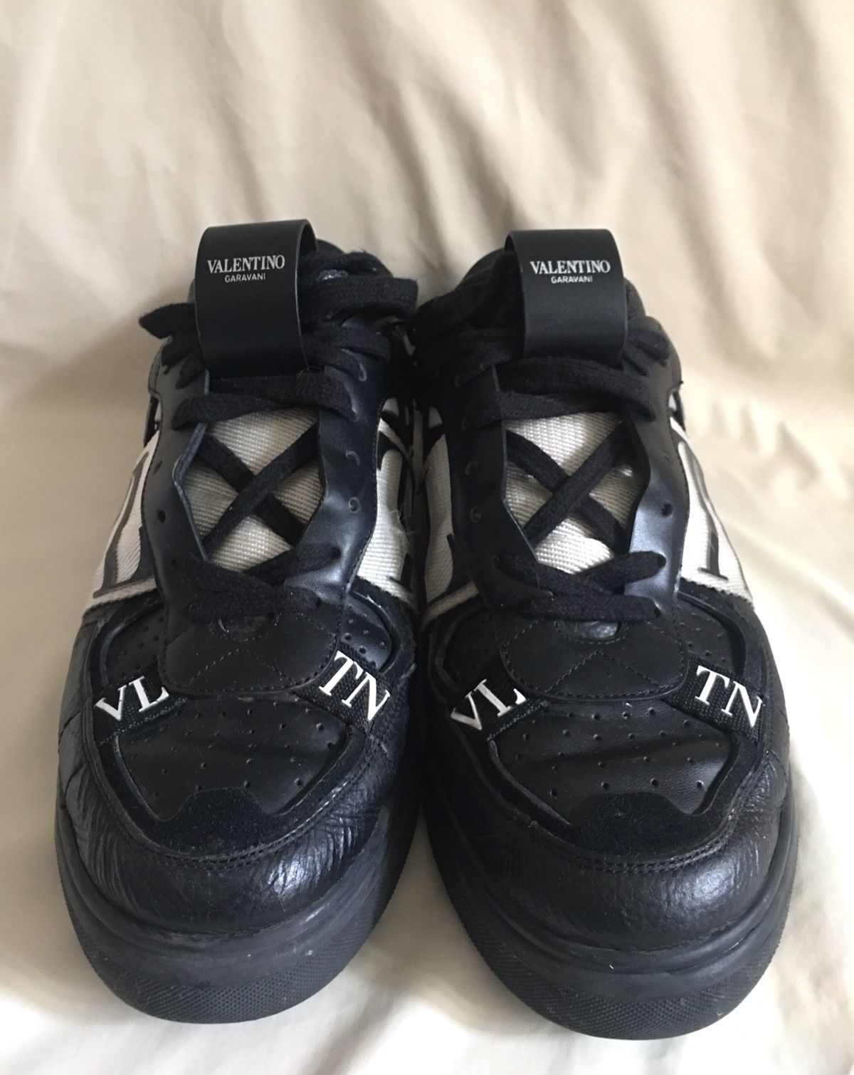 Designer × Valentino Valentino Garavani VL7N Black Leather Sneakers Size EU 41 Size US 8 / EU 41 - 5 Thumbnail