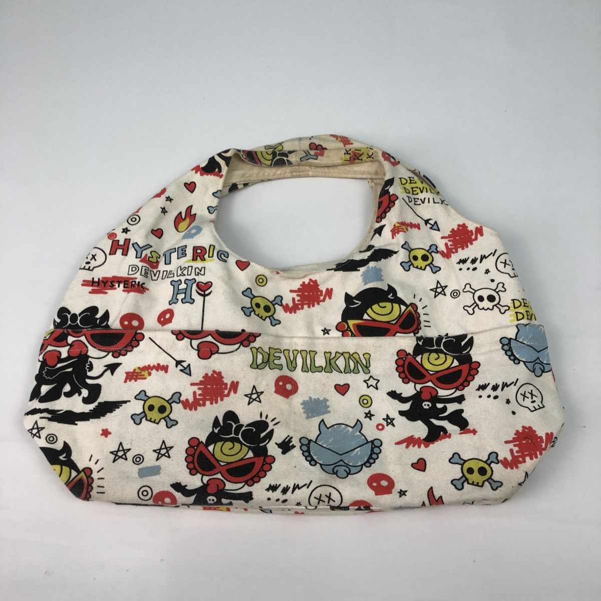 Hysteric Glamour HYSTERIC DEVILKIN FULL PRINTED CANVAS TOTE BAG Size ONE SIZE - 2 Thumbnail