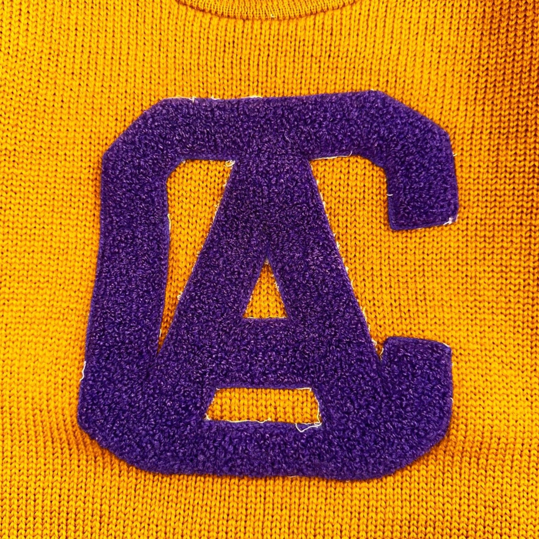 Vintage VINTAGE California VTG 1920s Letterman Sweater Varsity Letter University Wool Antique 20 Size US S / EU 44-46 / 1 - 2 Thumbnail