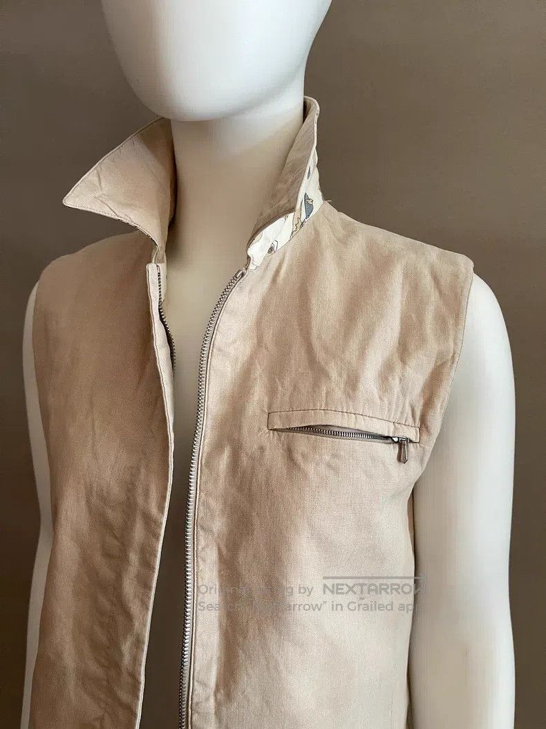 Hermes Hermes Linen reversible vest Size XS / US 0-2 / IT 36-38 - 5 Thumbnail