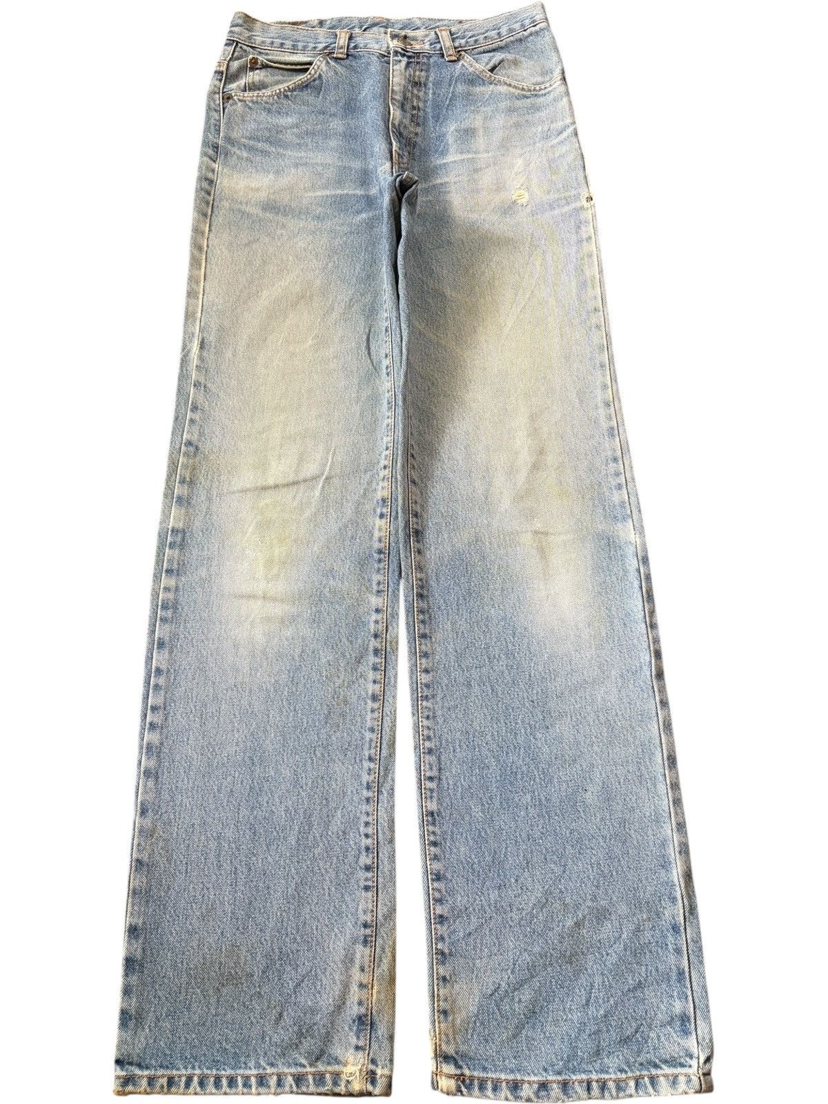 Edwin Vintage Japanese Brand Faded Wash Distress Loose Jeans Size US 29 - 1 Thumbnail