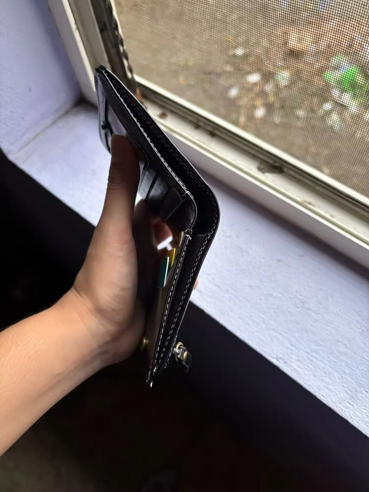 Japanese Brand × Vintage Purses PU Leather Wallet Size ONE SIZE - 3 Thumbnail