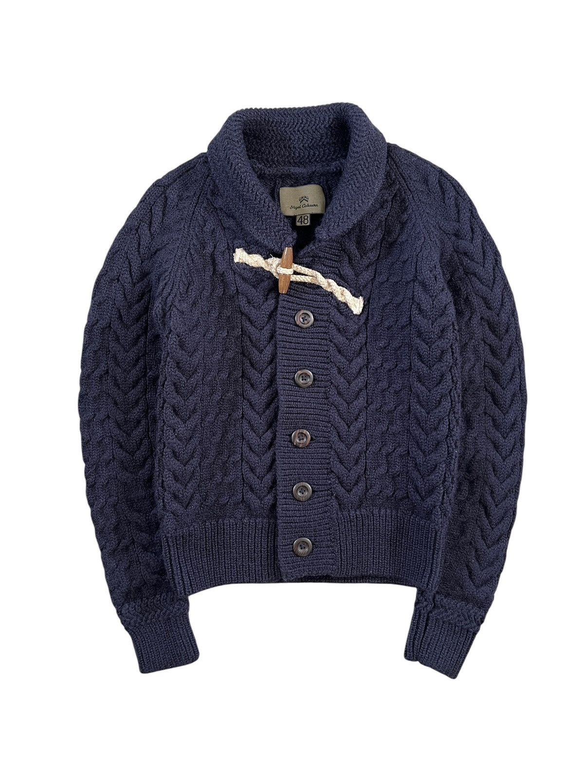 Nigel Cabourn Nigel Cabourn Toggle Shawl-Collar Cardigan Sweater Size US XS / EU 42 / 0 - 1 Thumbnail