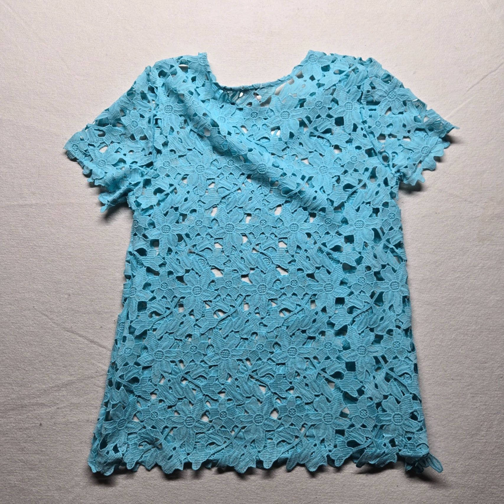 Vintage Est. 1946 Floral Lace Crochet Cut Out Flower Boho Cottage L Large NEW Shirt Est. 1946 Floral Lace Crochet Cut Out Flower Boho Cottage L Large NEW Size L / US 10 / IT 46 - 7 Thumbnail