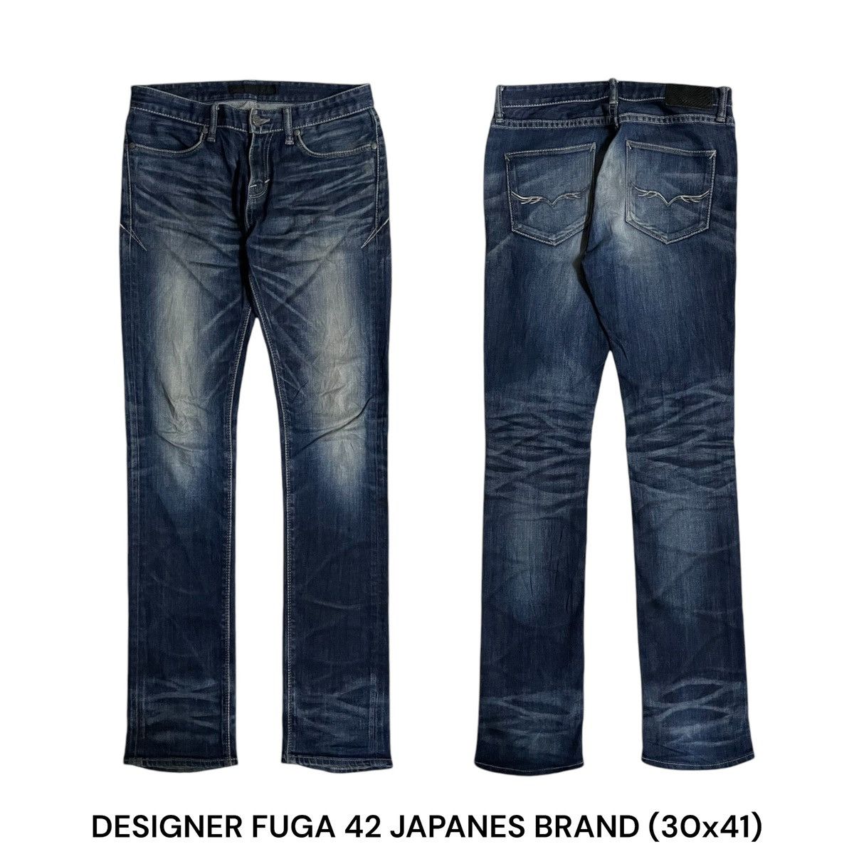 If Six Was Nine ORIGINAL MADE IN JAPAN DESIGNER FUGA JEANS (30×41) FG13-C17 Size US 30 / EU 46 - 2 Thumbnail