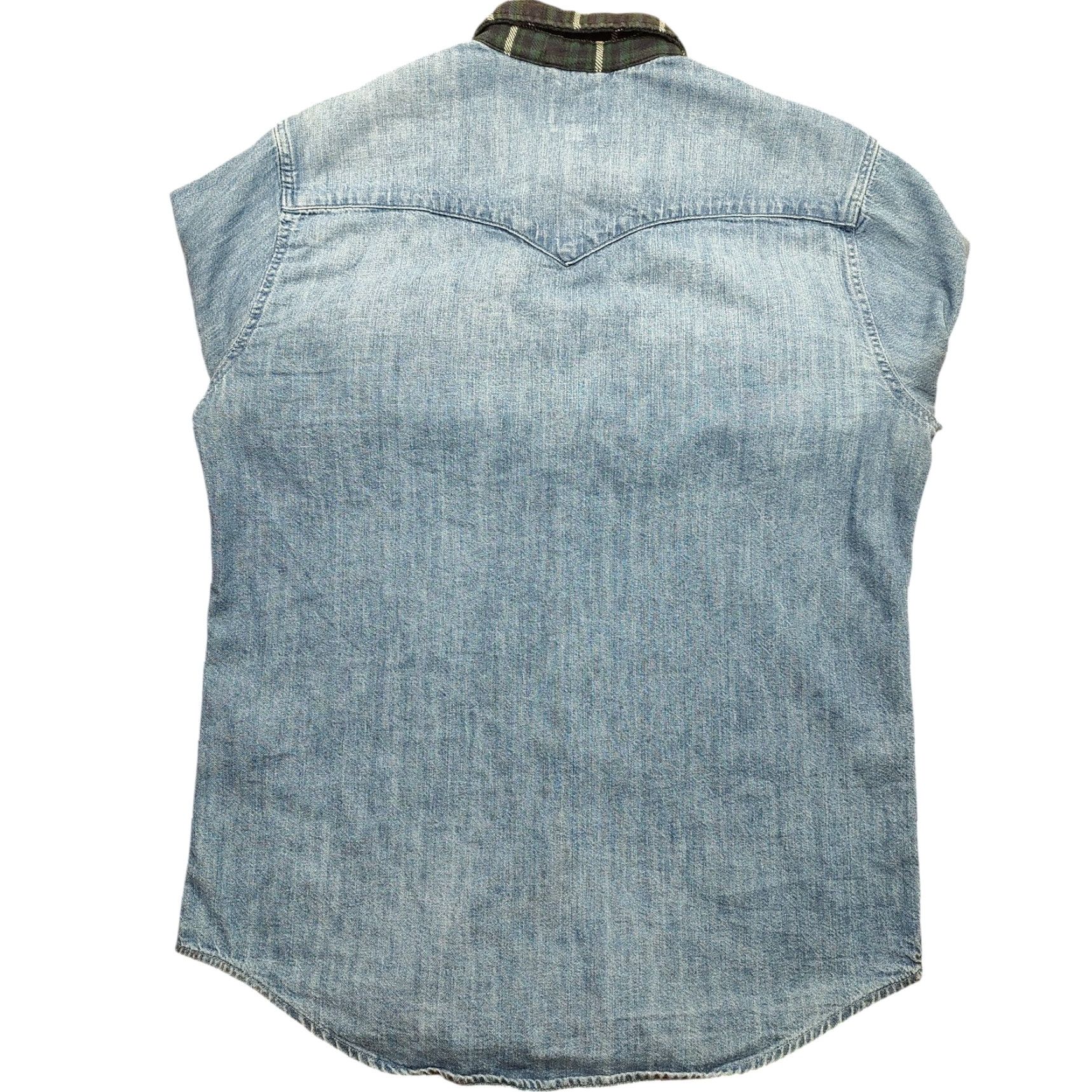 Levi's LEVIS x Justin Timberlake Mens Button-Up Shirt Western Pearl Snap Denim Blue M Size US M / EU 48-50 / 2 - 3 Thumbnail