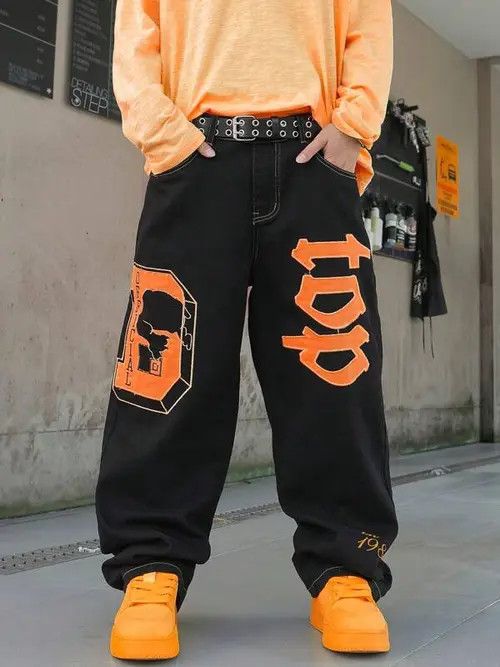 Other Modern DRIP Graphic baggy jeans pants Size US 32 / EU 48 - 1 Thumbnail
