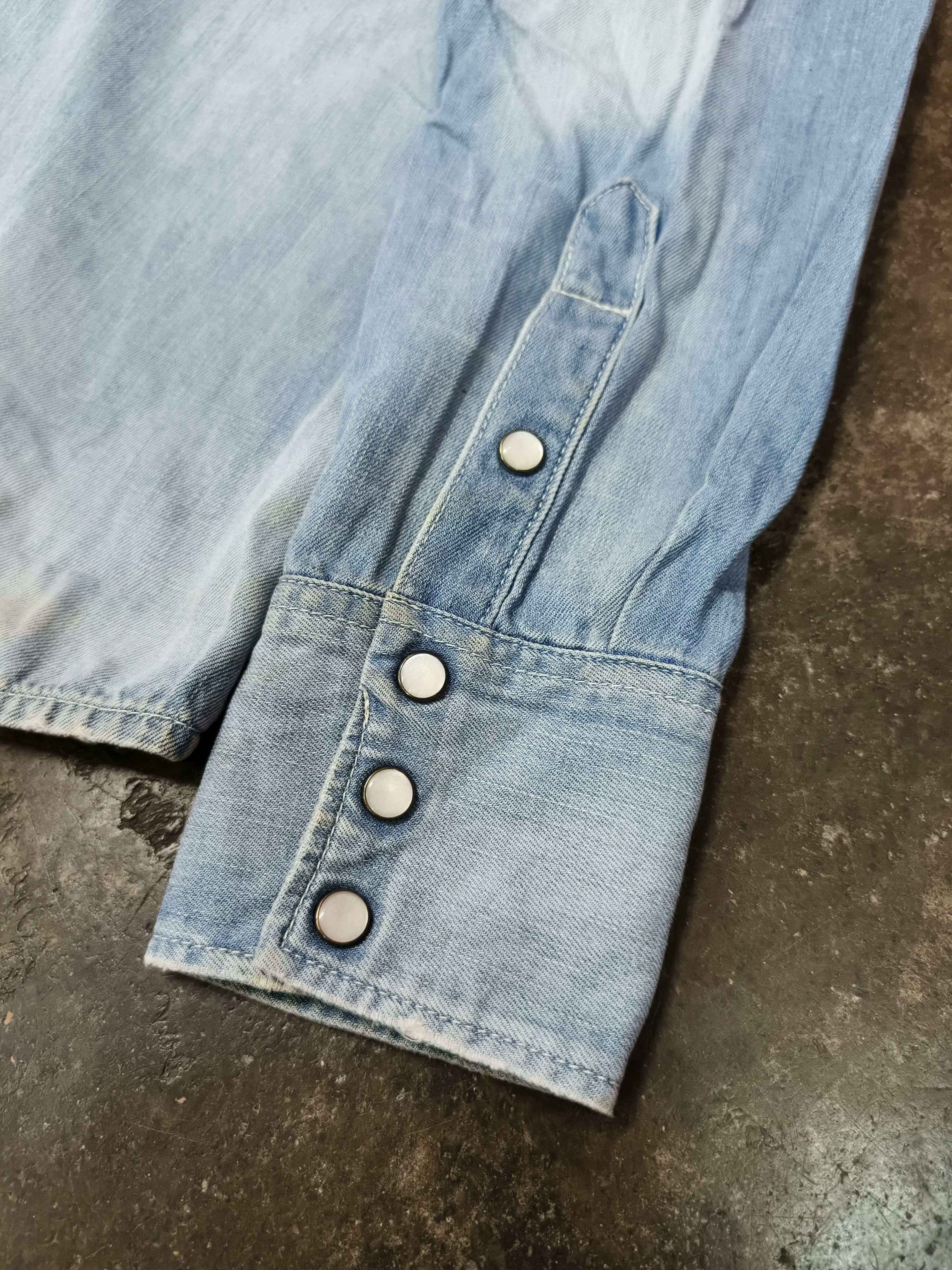 Lee LEE X UNITED ARROWS WESTERN DENIM SHIRT BUTTON Size US M / EU 48-50 / 2 - 8 Thumbnail