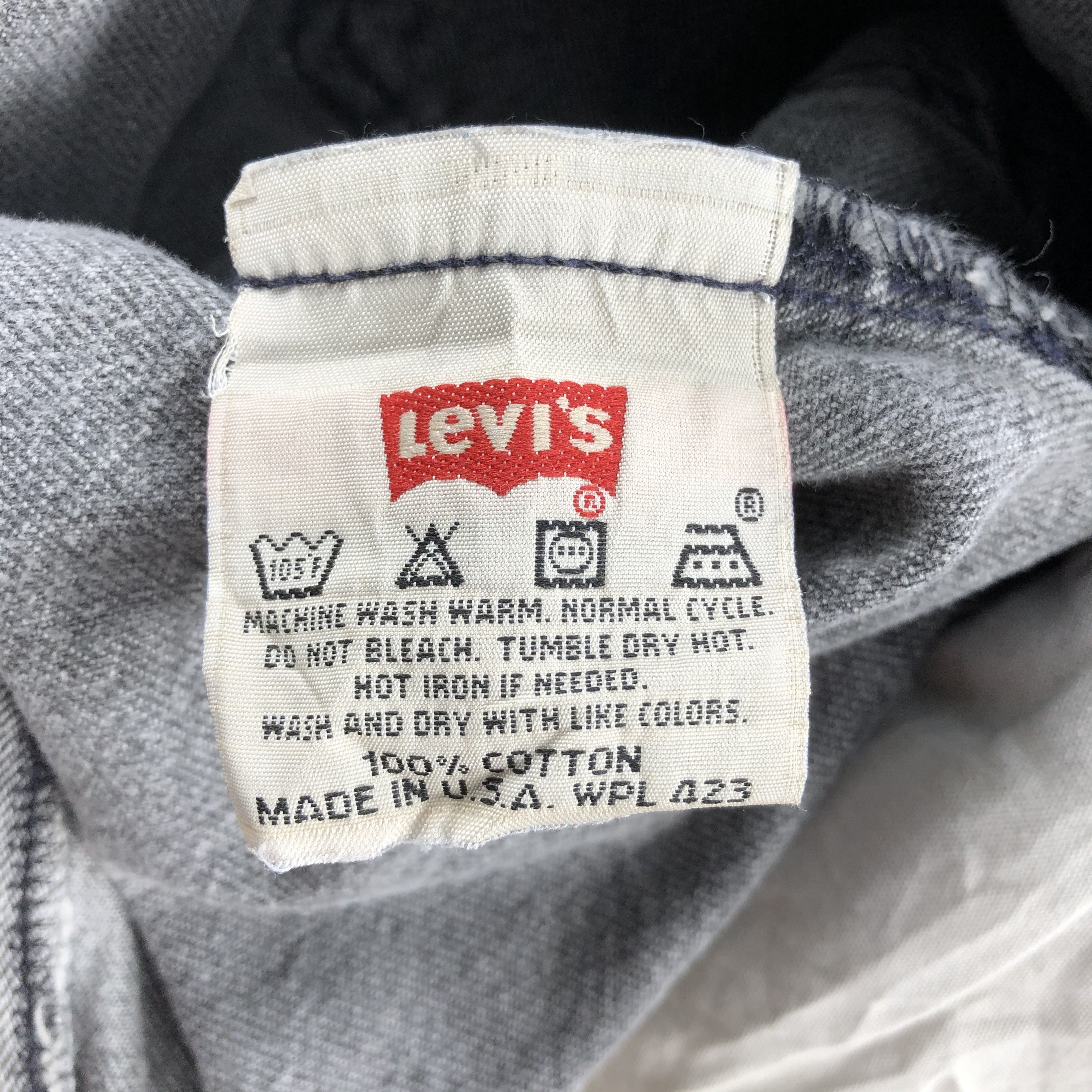 Levi's Vintage 90s Ash Gray Levis 501 Jeans-JM2441 Size US 36 / EU 52 - 18 Thumbnail