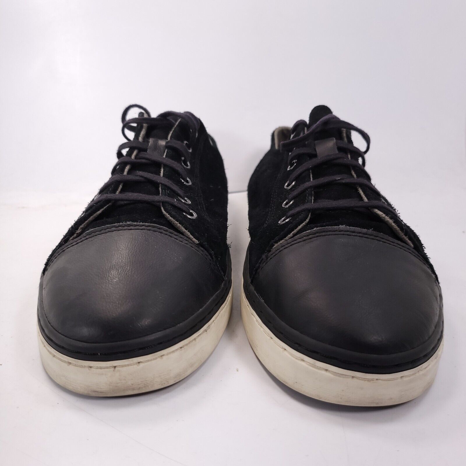 Cole Haan Cole Haan Grand OS Suede Shoe Mens Size 12 Black White Size US 12 / EU 45 - 2 Thumbnail