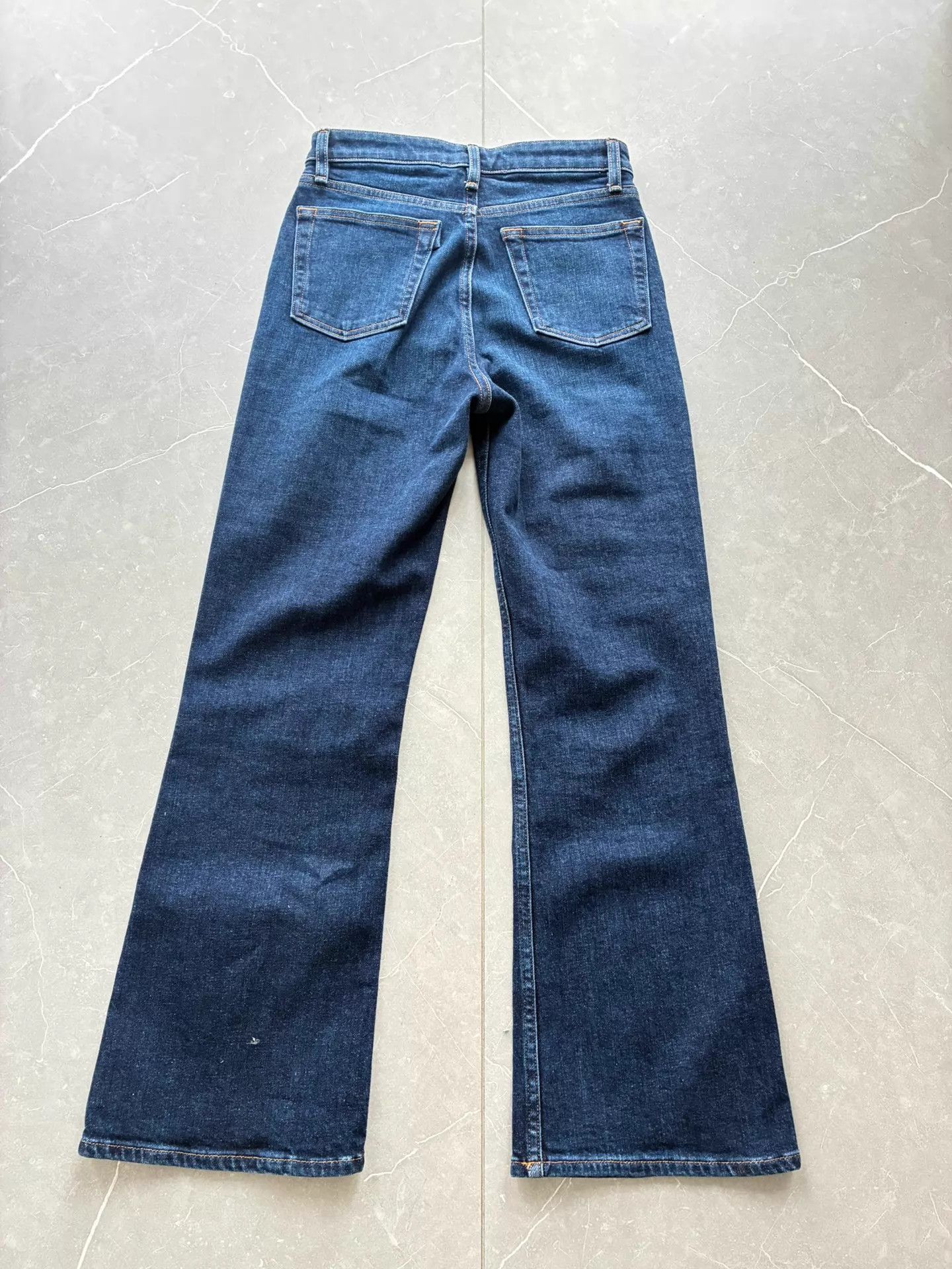 3x1 3x1 Italian Flare Jeans Dark Blue 25 Size 25" / US 0 / IT 36 - 3 Thumbnail