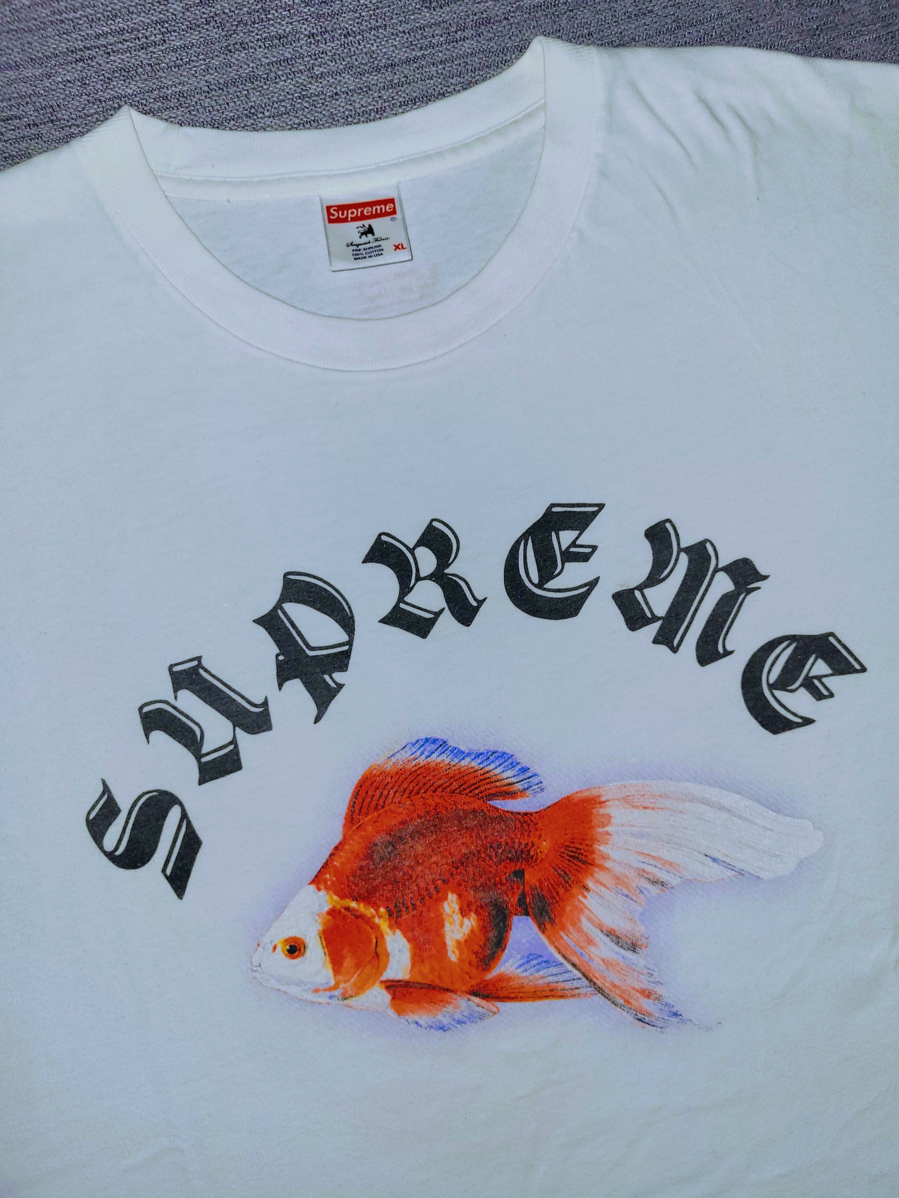 Supreme goldfish shirt on sale