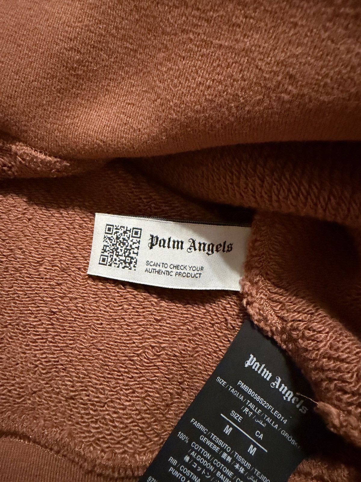Palm Angels Palm Angels Maroon Hoodie Size US M / EU 48-50 / 2 - 6 Thumbnail