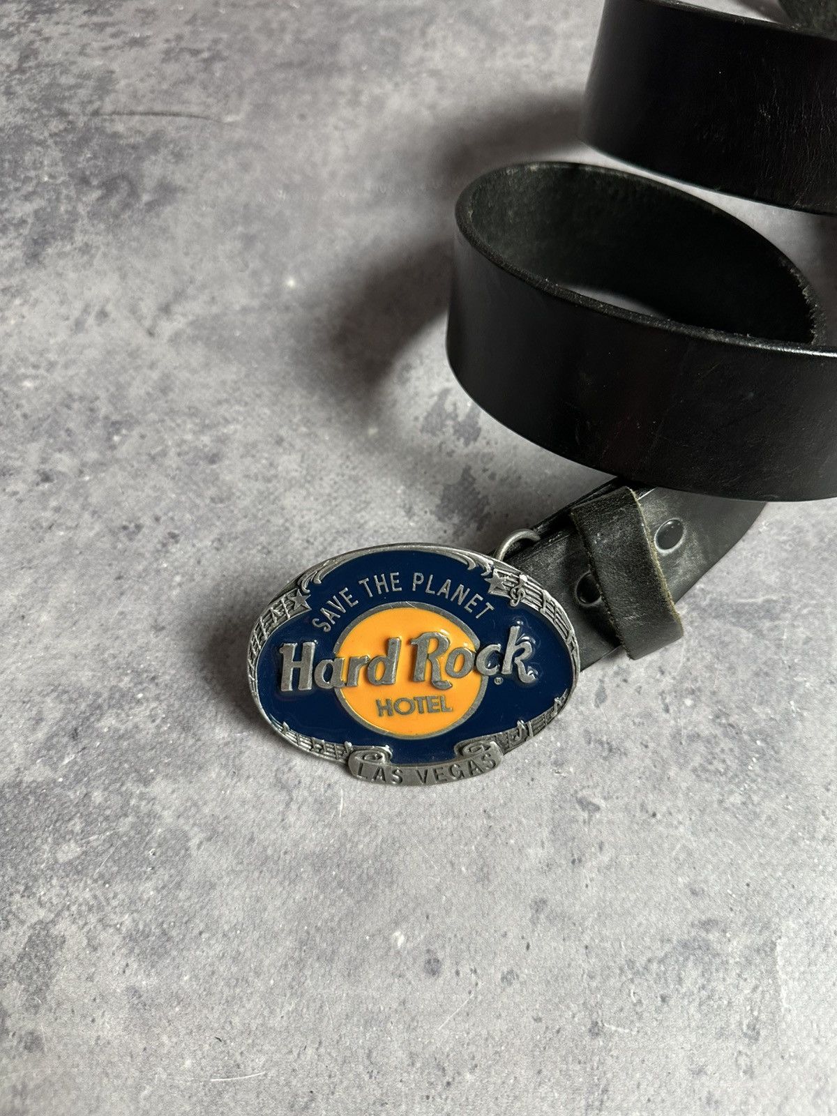 Hard Rock Cafe 🌍RARE Hard Rock Belt USA🌍 Size ONE SIZE - 3 Thumbnail