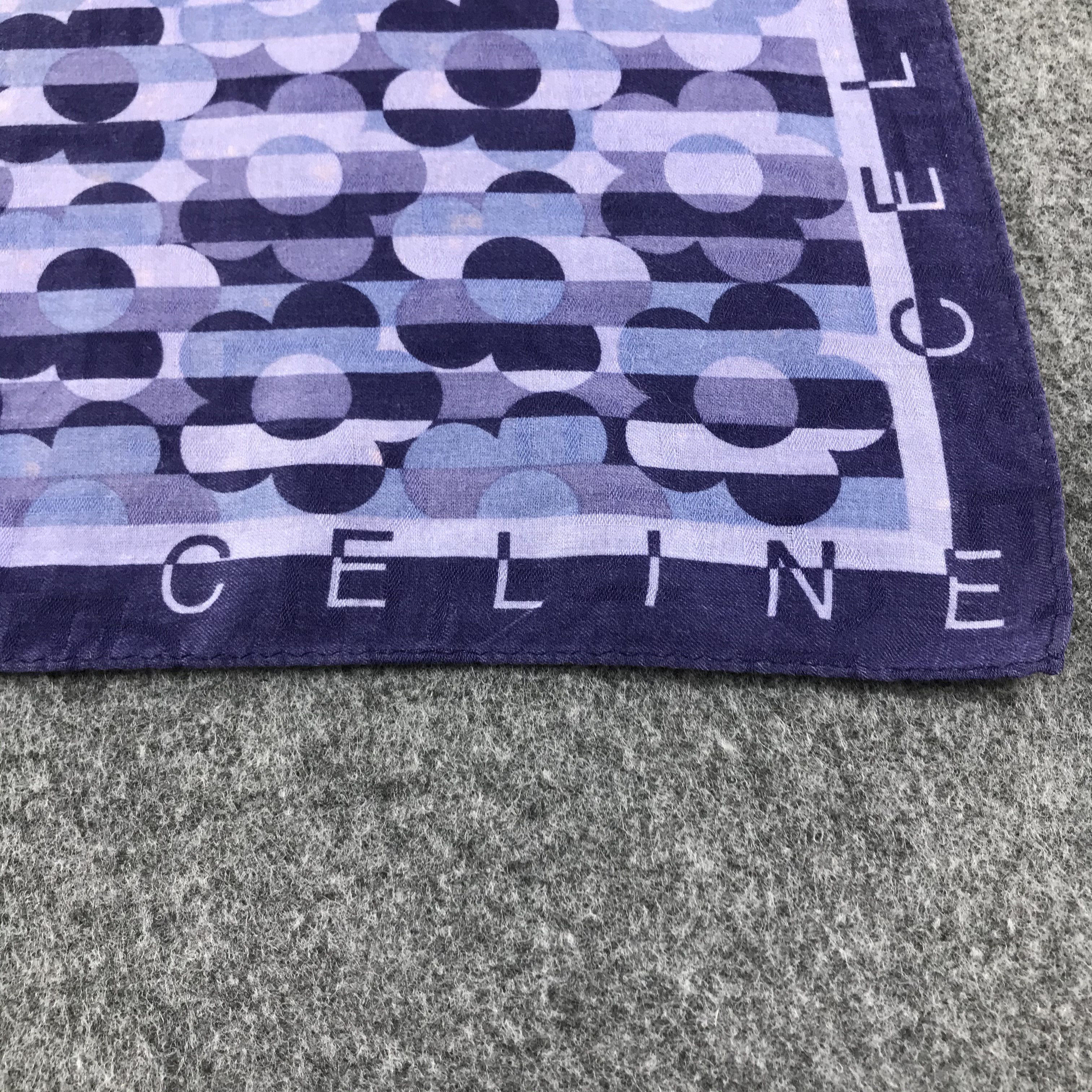 Celine Celine Floral Handkerchief Neckerchief Bandana H376 Size ONE SIZE - 4 Thumbnail