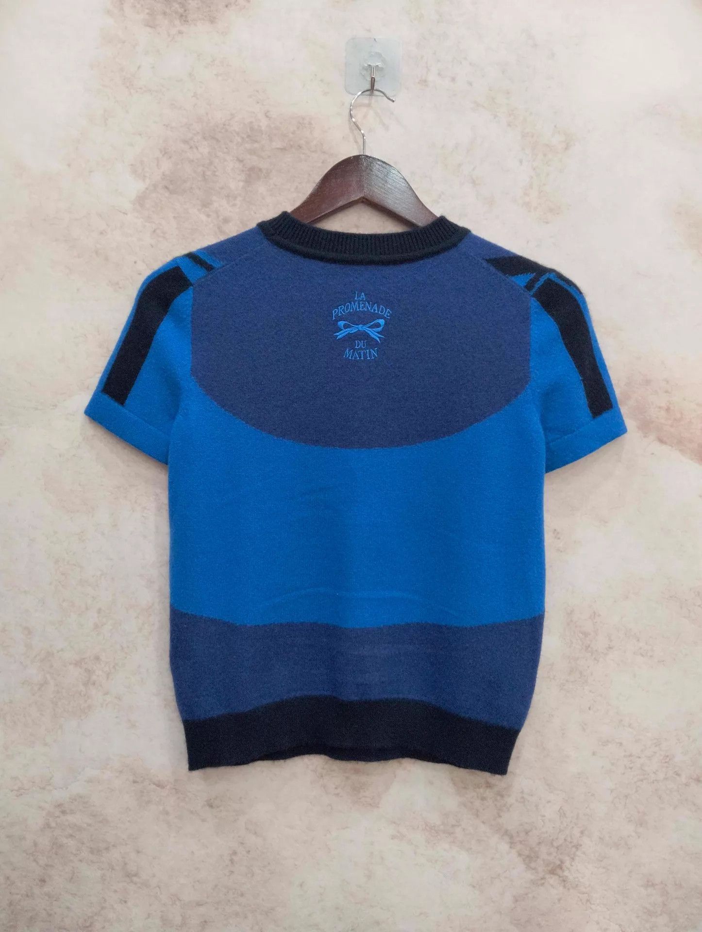 Hermes Hermes Graffiti Blue Knit Sweater 36 Size XS / US 0-2 / IT 36-38 - 2 Thumbnail