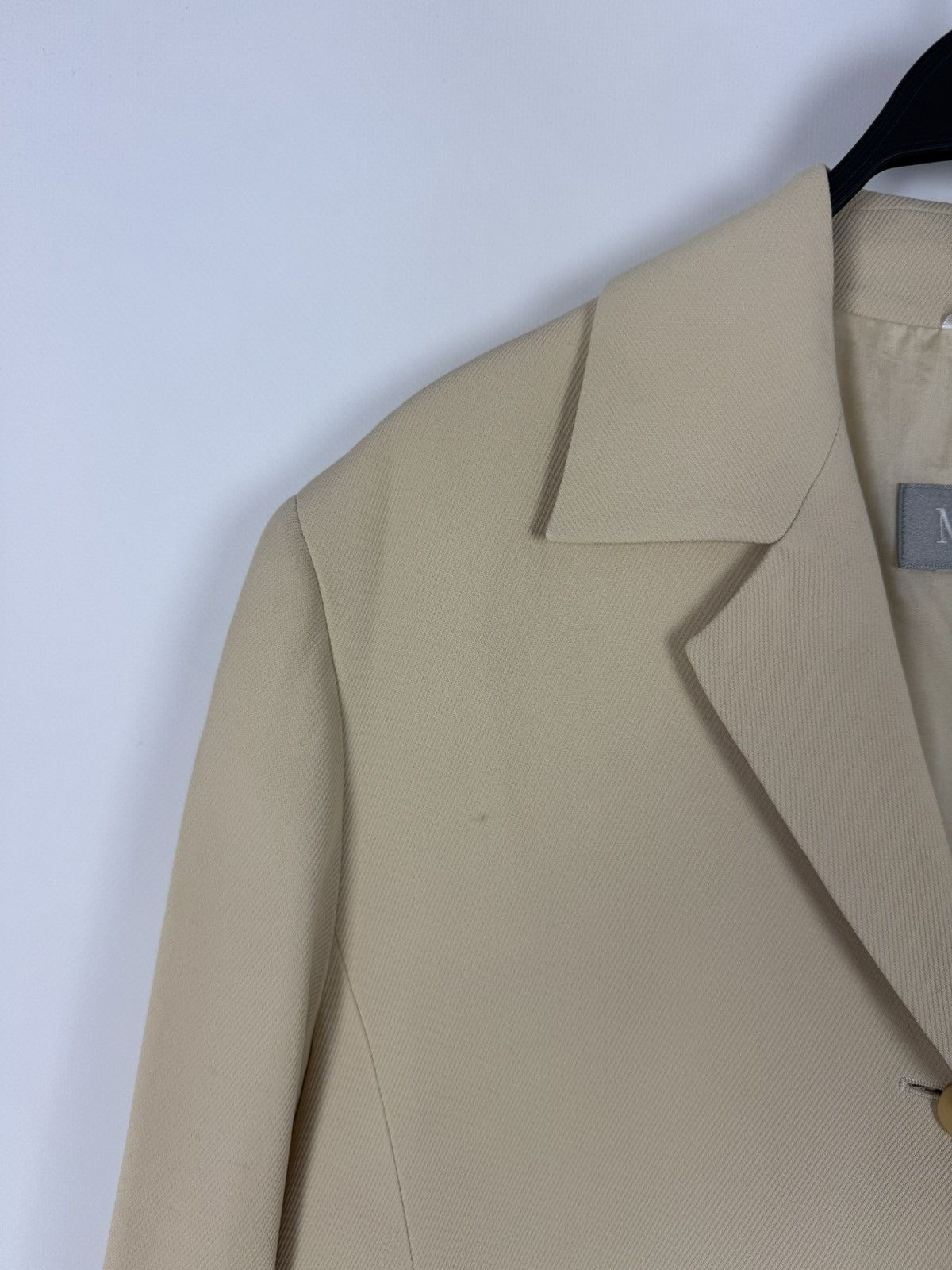 Max Mara Max Mara Ivory Women’s Light Coat Size XL / US 12-14 / IT 48-50 - 6 Thumbnail