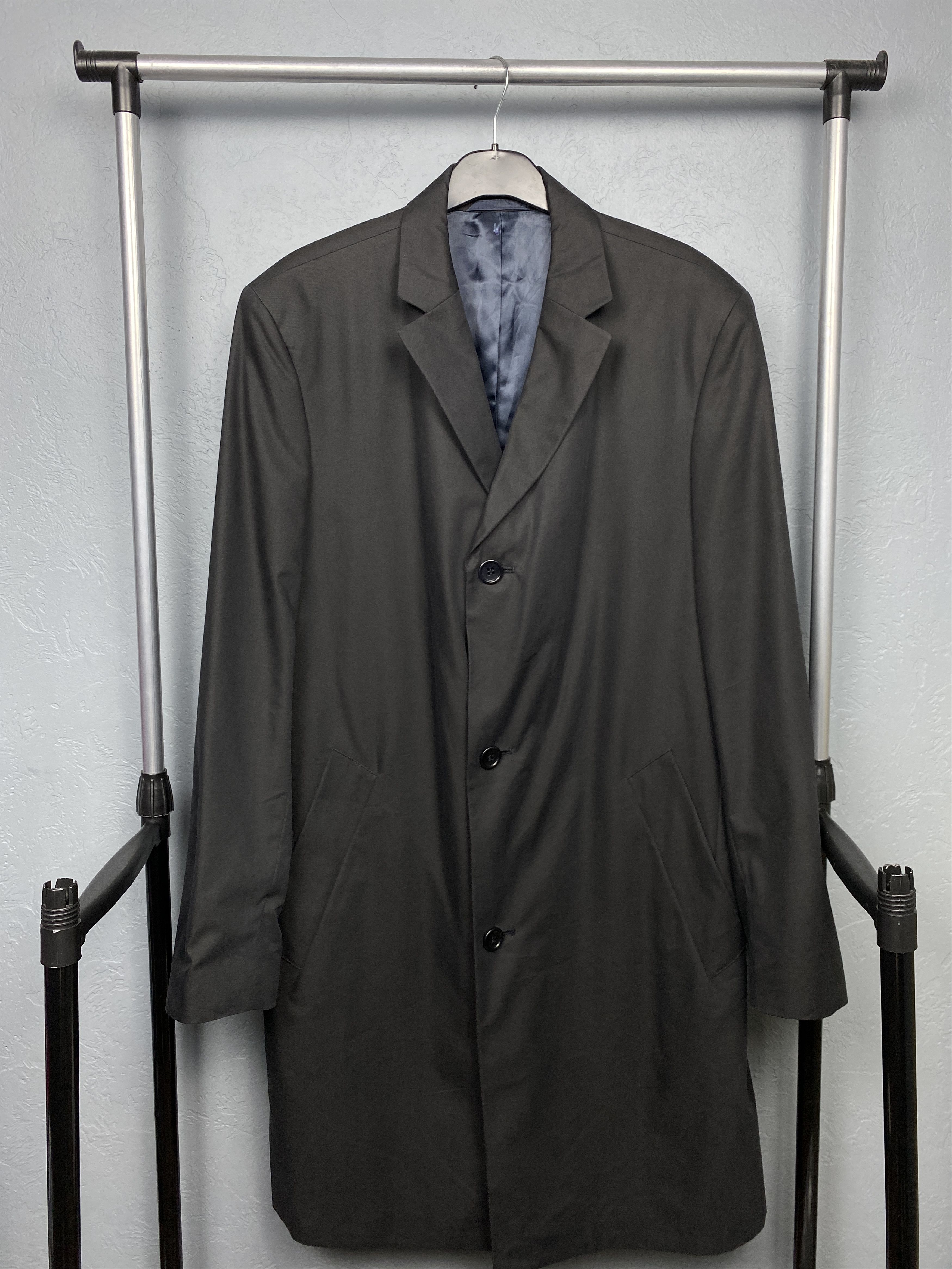 ジャケット・アウター 90s PRADA long coat black Prada 90s Nylon Oversized Long Coat XXL Black Used High
